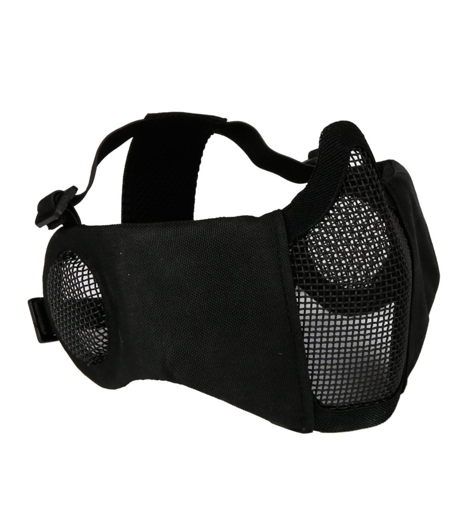 OAREA Tactical Airsoft Mask | Half Bottom Metal Steel Mesh | Elite Ear Protection for Paintball & Outdoor Activities - Buy Online on GoSupps.com
