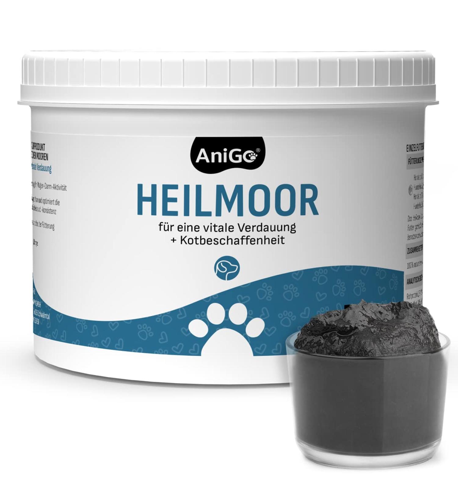 Anigo Heilmoor for Dogs 500g - Natural Healing Earth for Optimal Digestion Immune Support & Appetite Enhancement - Buy Online on GoSupps.com