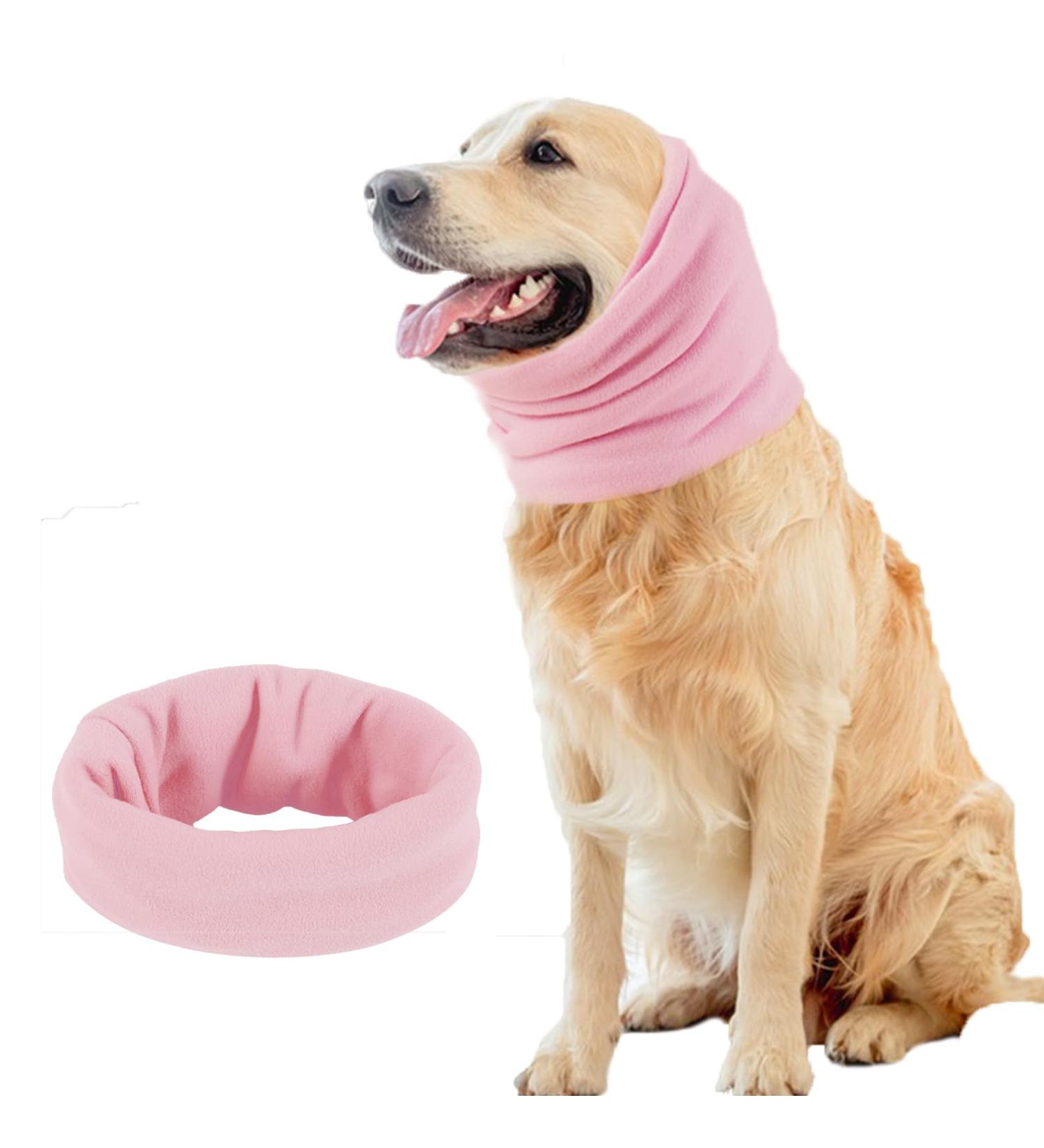 Pattepoint Die Muffs Noise Protection - Comfy Earmuffs for Small Dogs & Cats | Hooded Sweatshirts for Anxiety Relief | Rosa M Pink - Warm Neck & Ears - Buy Online on GoSupps.com