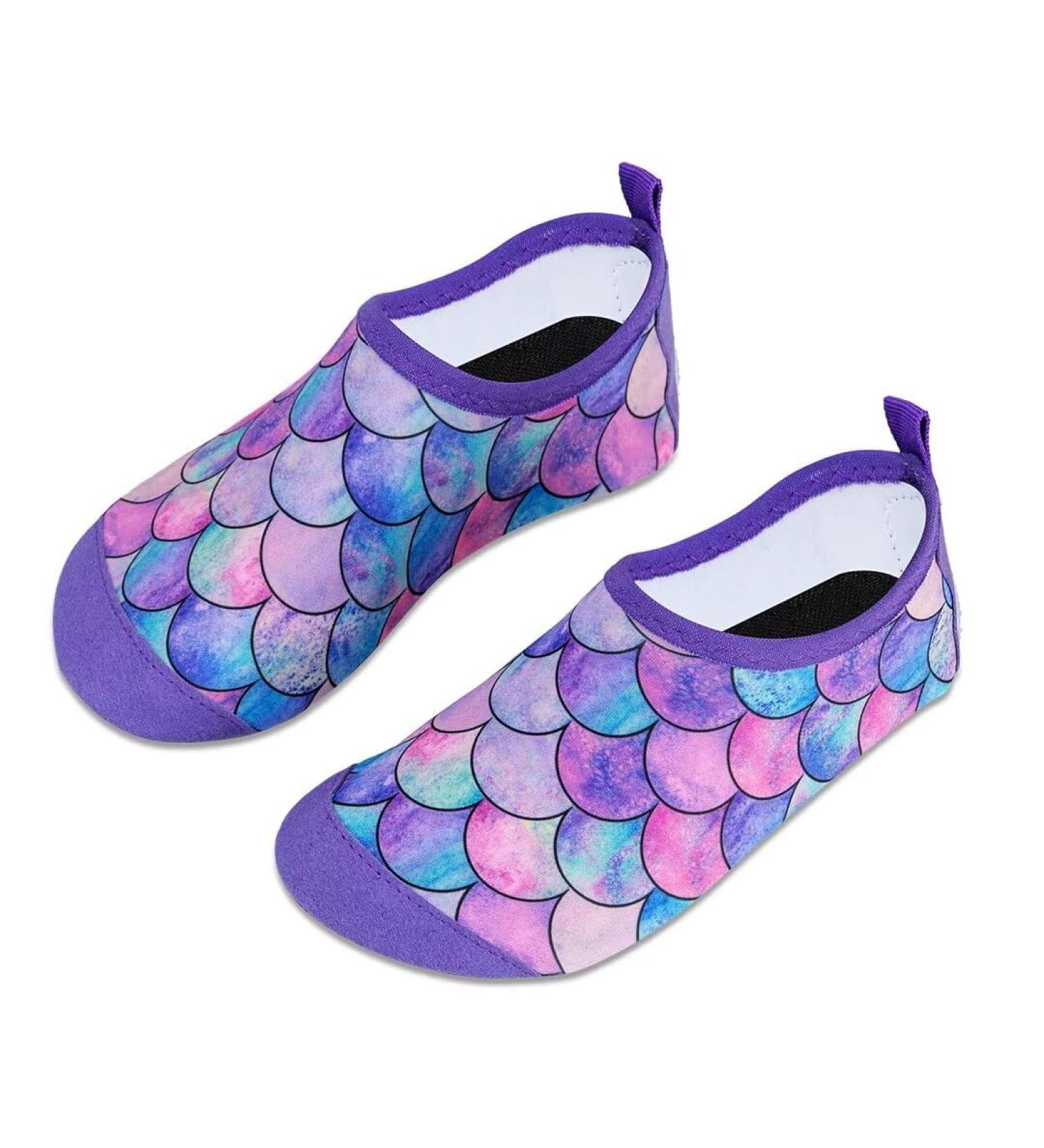 Iceunicorn Children s Bathing Shoes | Boys & Girls Aquasocks | Toddler Water Shoes - Pink & Purple (EU 30/31) - Buy Online on GoSupps.com