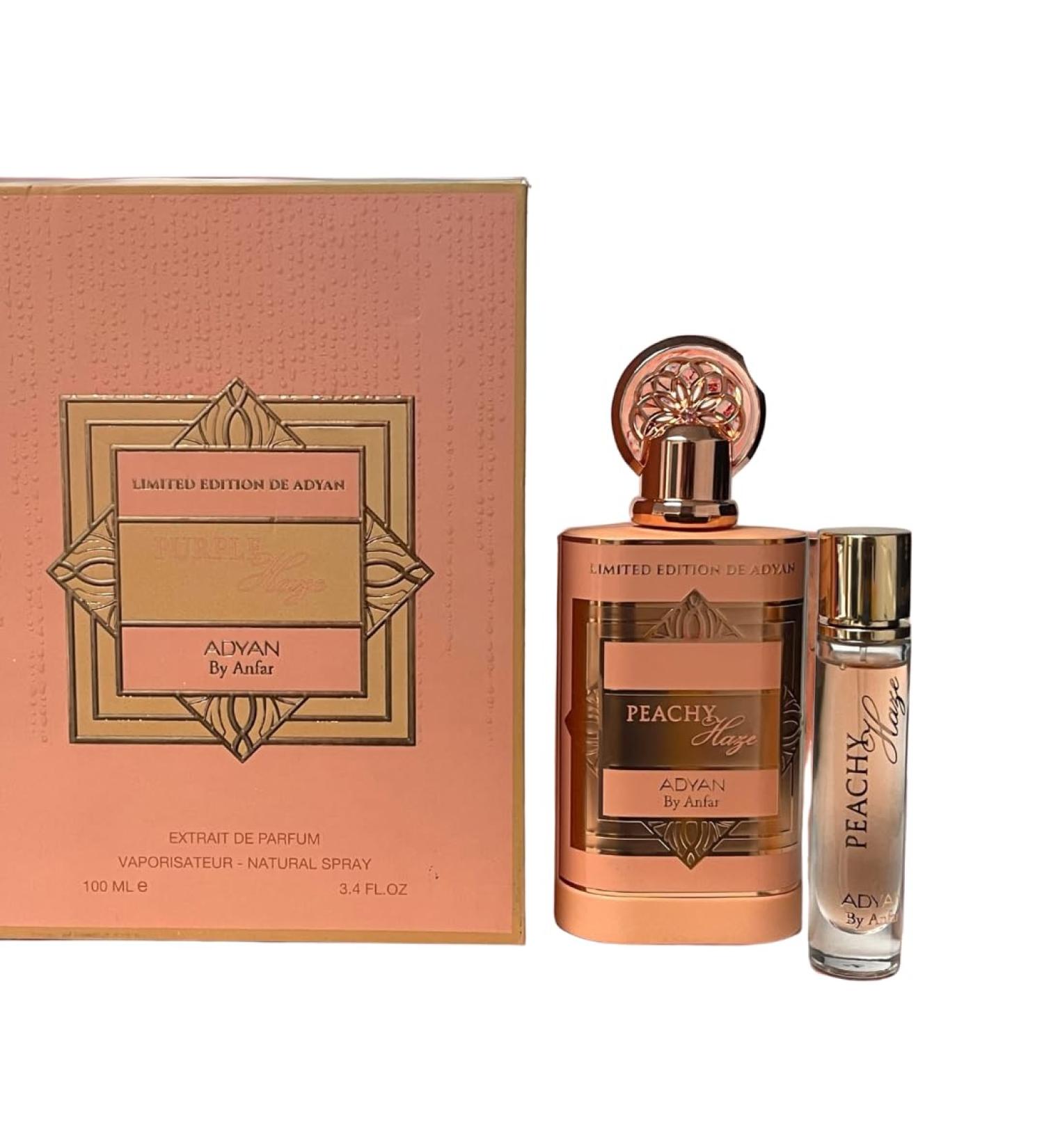 Peachy Haze Extrait De Parfum 100Ml 3.4Oz + Decant Limited Edition - Original Fragrance From Dubai - Unisex Perfume with Top Notes Of Peach Blood Orange Cardamom and Heliotrope - Buy Online on GoSupps.com