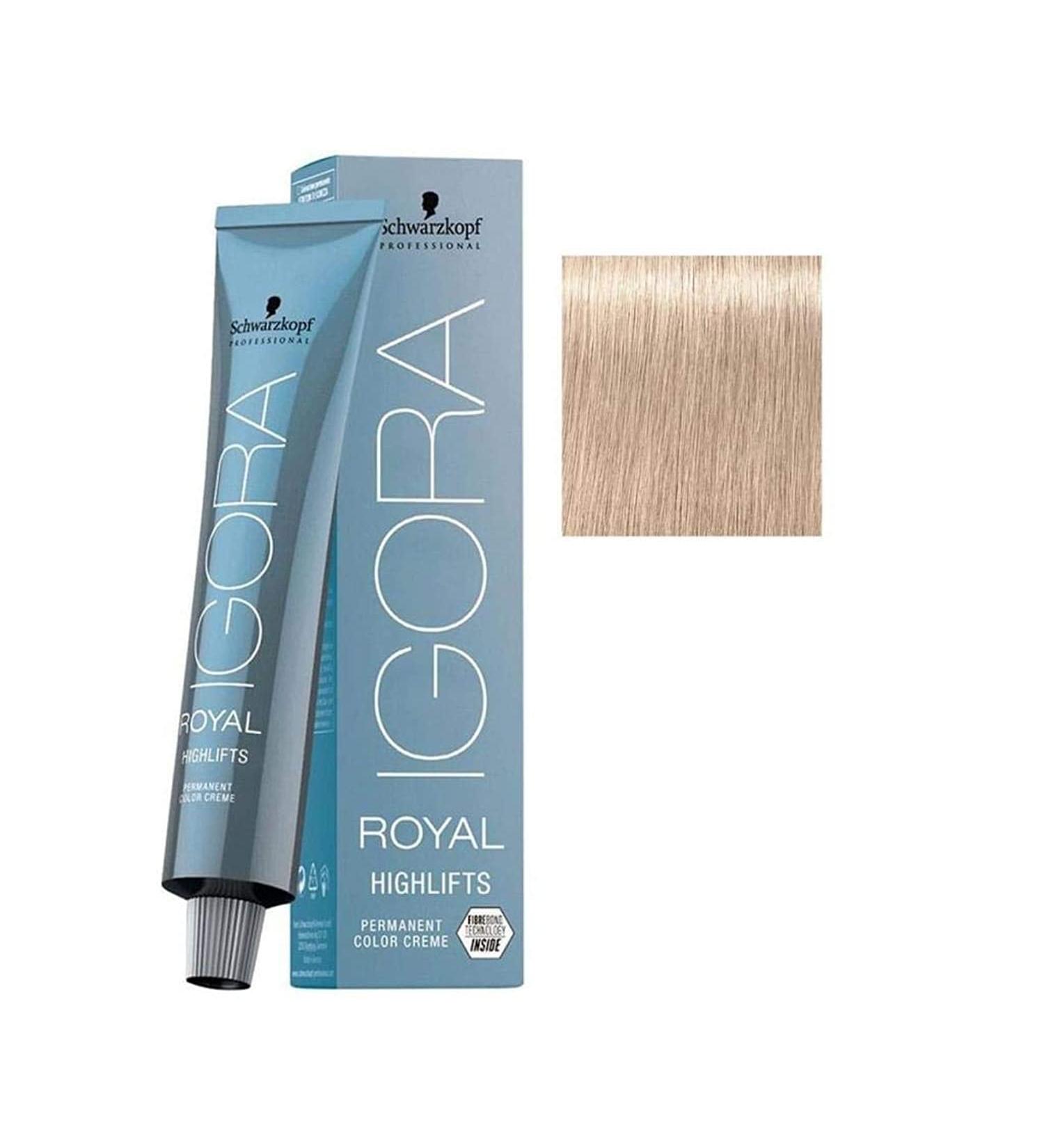 Schwarzkopf Igora Royal Permanent Hair Color Highlifts 12-19 Special Blonde Cendre Violet