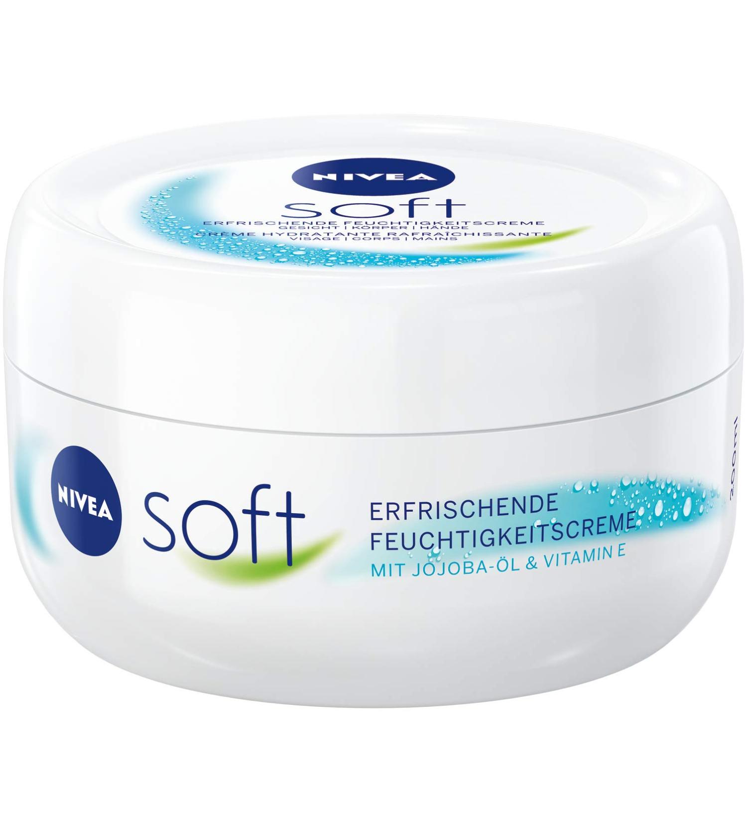 NIVEA Soft Refreshing Moisturizer 200 ml - Hydrating Skin Care for All Skin Types | Buy Online & Ship Worldwide - Buy Online on GoSupps.com