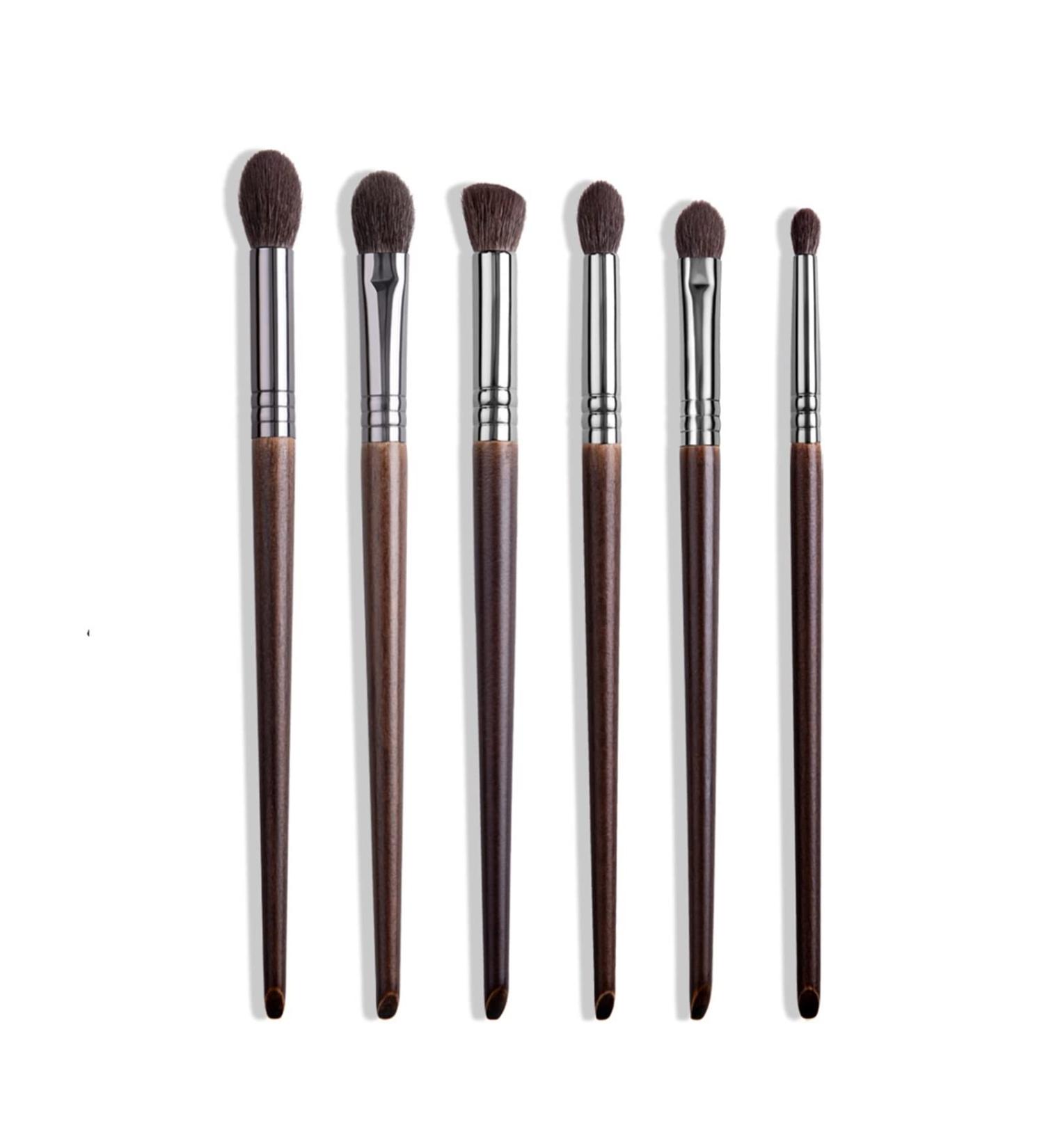 6 Piece Soft Eye Shadow Brush Set | Makeup Cone Brushes for Flawless Application (Color D) - International Shipping Available - Buy Online on GoSupps.com
