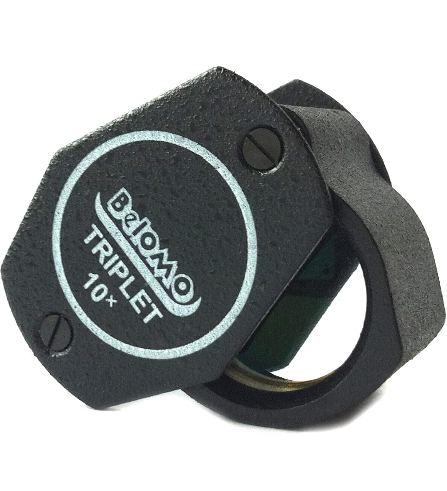 BelOMO 10x Triplet Jeweler's Loupe 21mm - Bright & Color-Correct View - Foldable for Gems, Jewelry, Coins & Trichomes - Buy Online on GoSupps.com