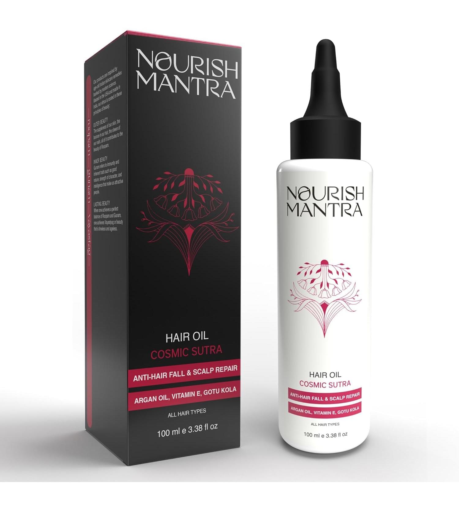 SODEN Cosmic Sutra Vitamin E Hair Oil | Argan Oil & Gotu Kola | Nourishing Hair Growth Oil | Sulphate & Paraben Free | 100ml | For Men & Women - Buy Online on GoSupps.com