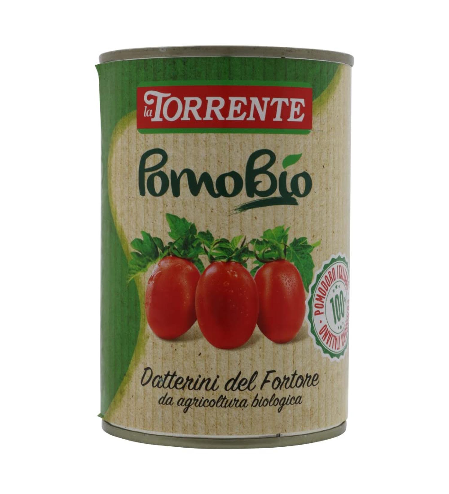 Torrente PomoBio Datterini Cherry Tomatoes from Fortore Organic Datterini Cherry Tomatoes 400g - Buy Online on GoSupps.com