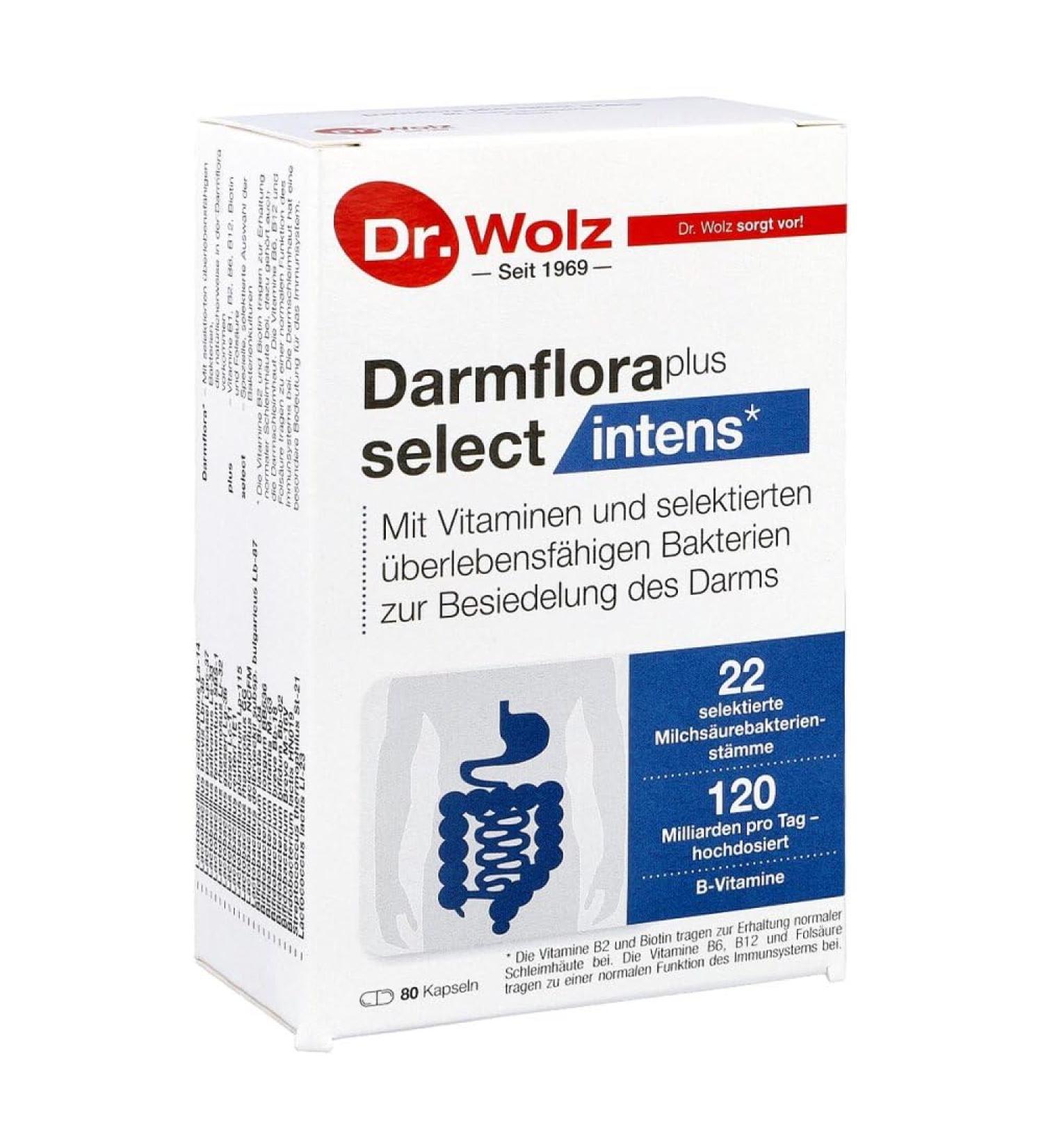 Darmflora Plus Select 80 Pcs - Probiotic Support for Digestive Health | International Shipping Available - Buy Online on GoSupps.com