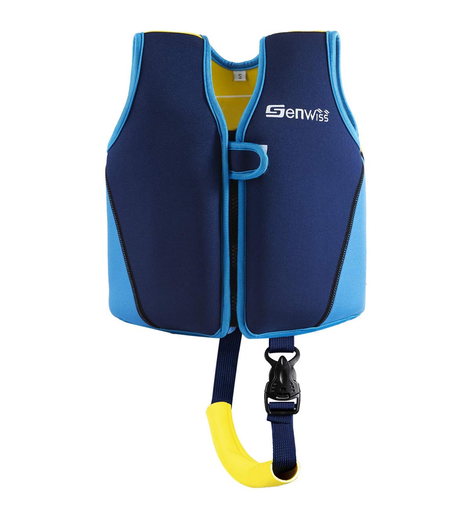Genwiss Baby Girl Swim Vest | Toddler Swim Vest for Age 18 Months - 2 Years | Blue Small | 20-28 lbs | Best for Baby Toddler Safety in Water - Buy Online on GoSupps.com