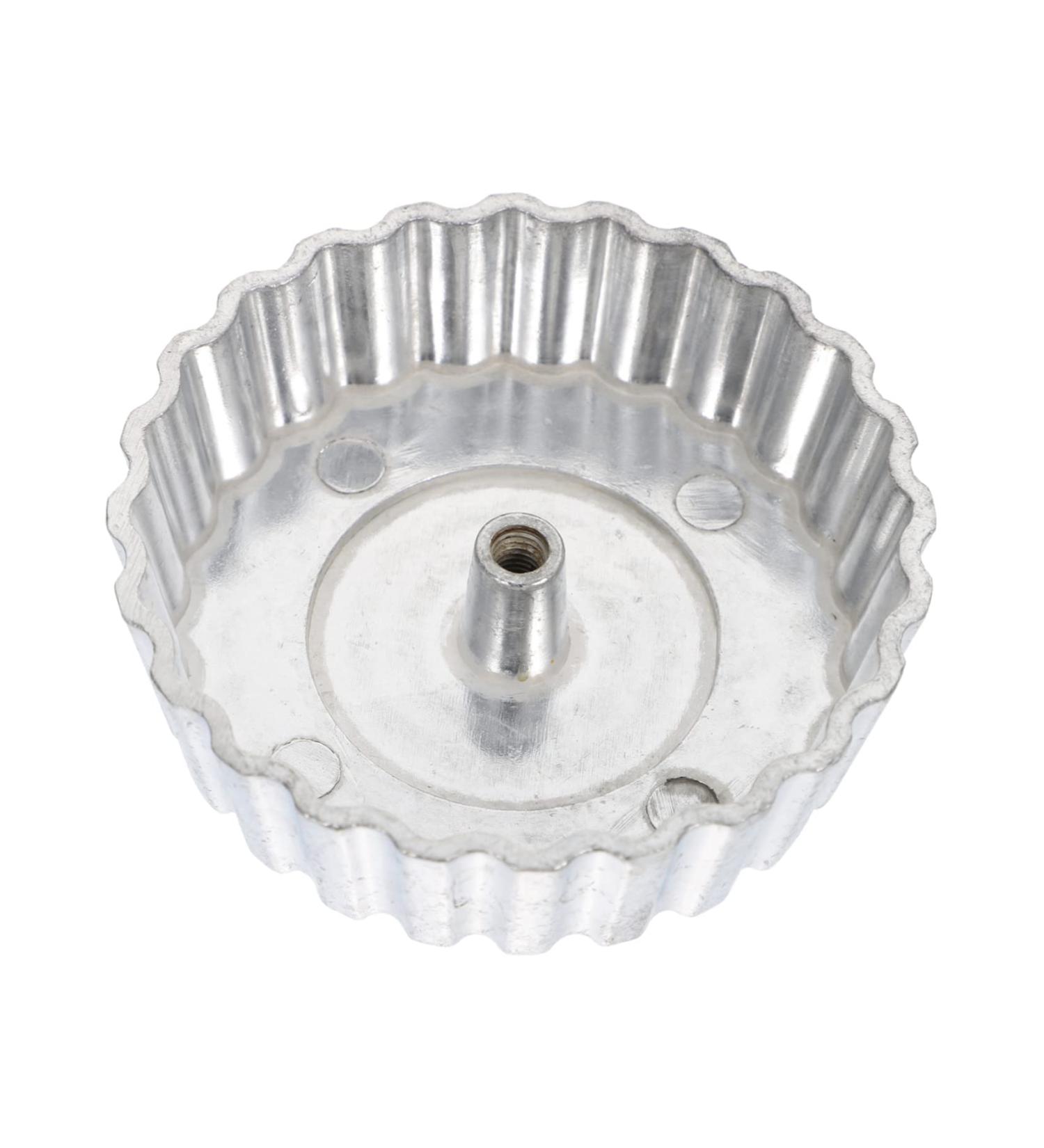 PRETYZOOM Oil Pier Mold Non Stick Fry Pan Griddle Kitchen Frying Moulds Dough Fried Mold Stamp Shrimp Cakes 6.8X6.8X2CM Silver - Buy Online on GoSupps.com