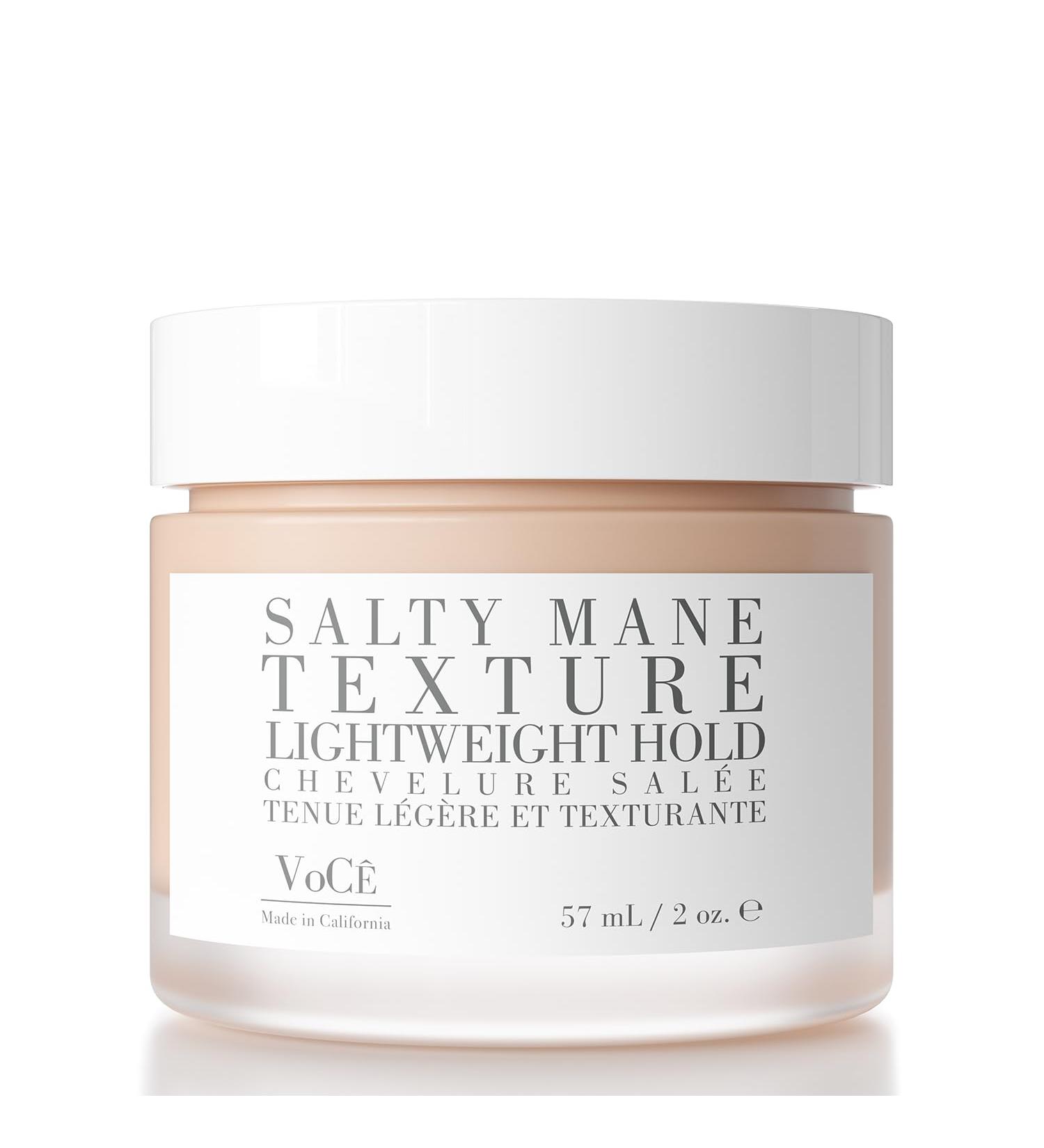 VoC Haircare Natural Salty Mane Volumizing Texture Paste and Dry Shampoo | Reworkable Hold Non-Toxic Cruelty-Free Vegan Haircare with Argan Oil Coconut Oil Baobab Seed Extract (2 oz | 57 ml)