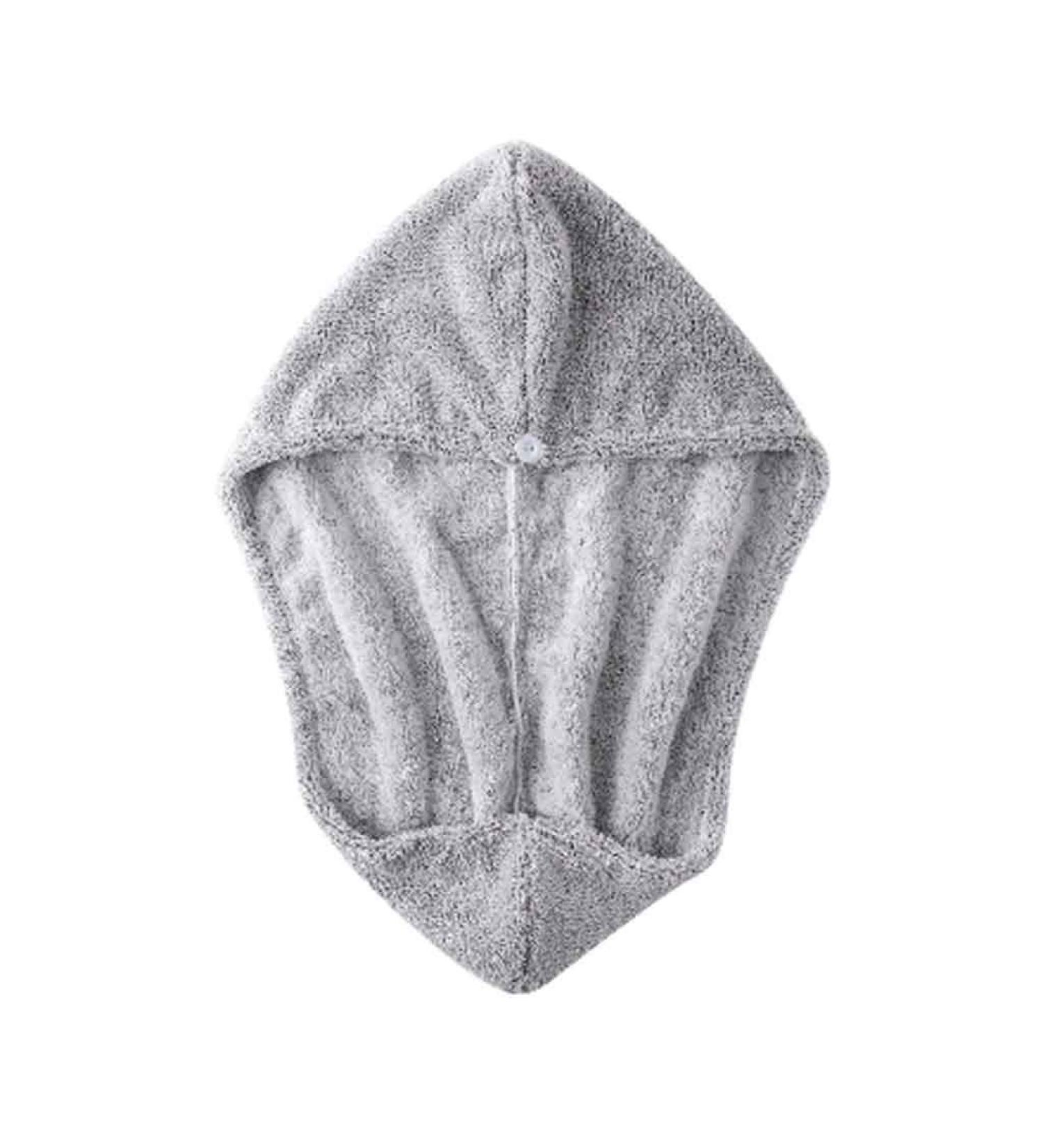 Quick-Drying Fiber Absorbent Towel Turban Cap for Women - Hair Wicking Shower Hat - Buy Online on GoSupps.com