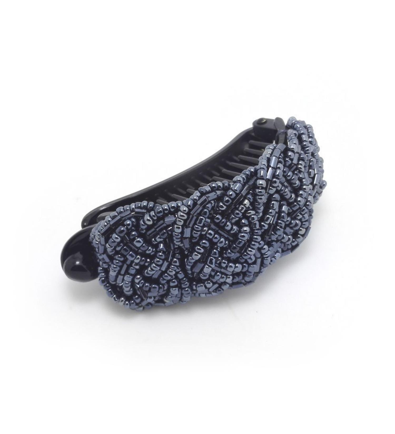 Meilliwish Noble Lady Dark Blue Hair Clip Ponytail Holder - 1 Piece for Stylish Girls | International Shipping Available - Buy Online on GoSupps.com