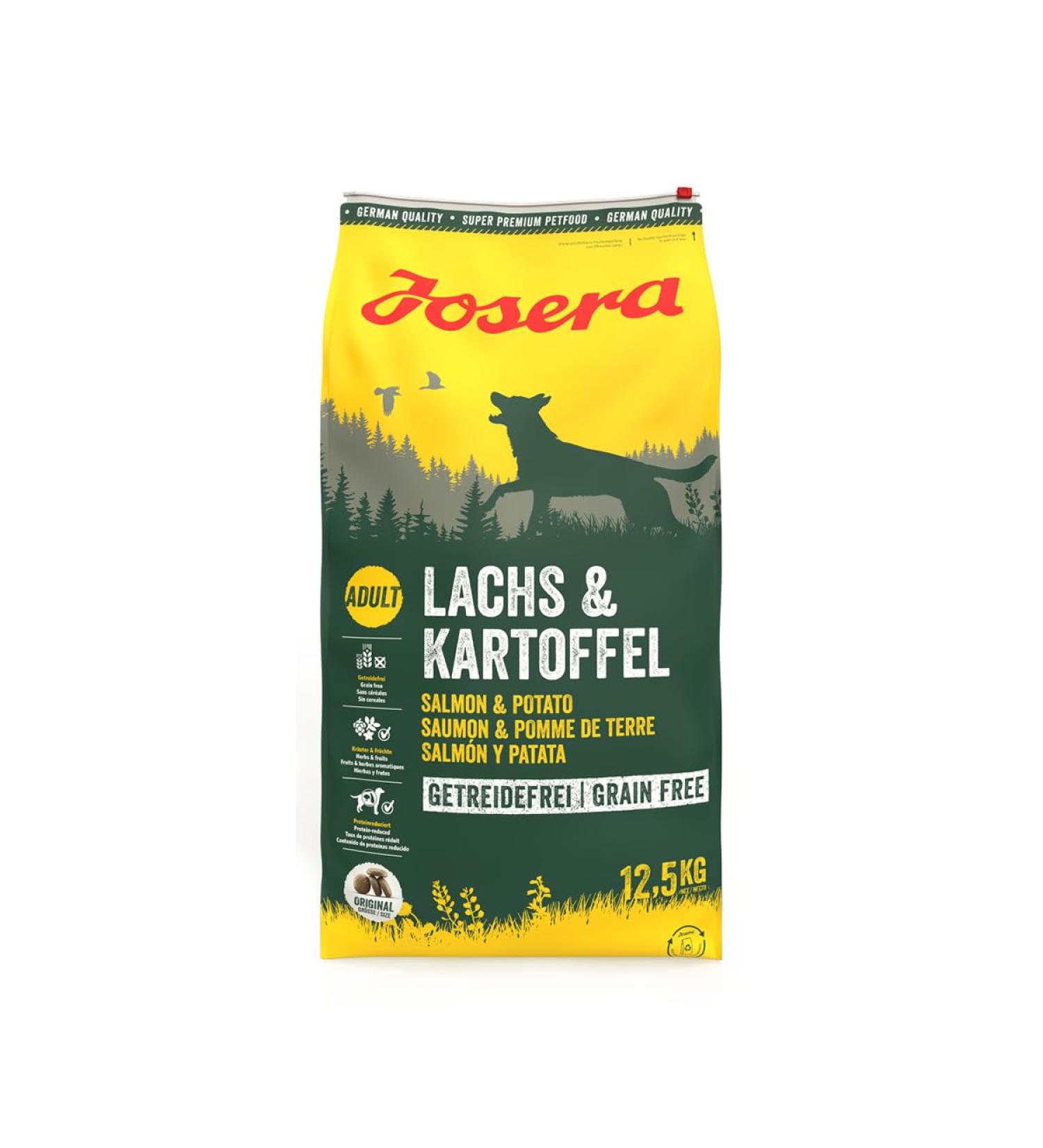 Josera Salmon & Potato Dog Food 12.5kg | Cereal-Free & Super Premium | Single Animal Protein for Adult Dogs - Buy Online on GoSupps.com