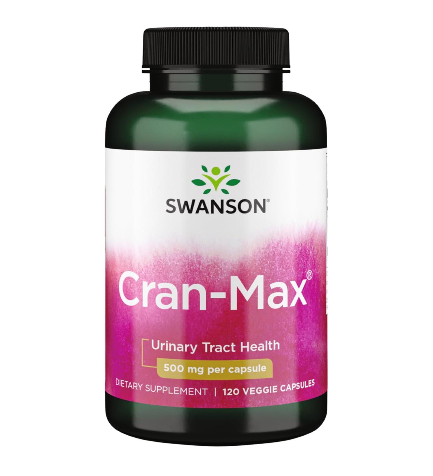 Swanson Cran-Max 500 Milligrams 120 Veg Capsules
