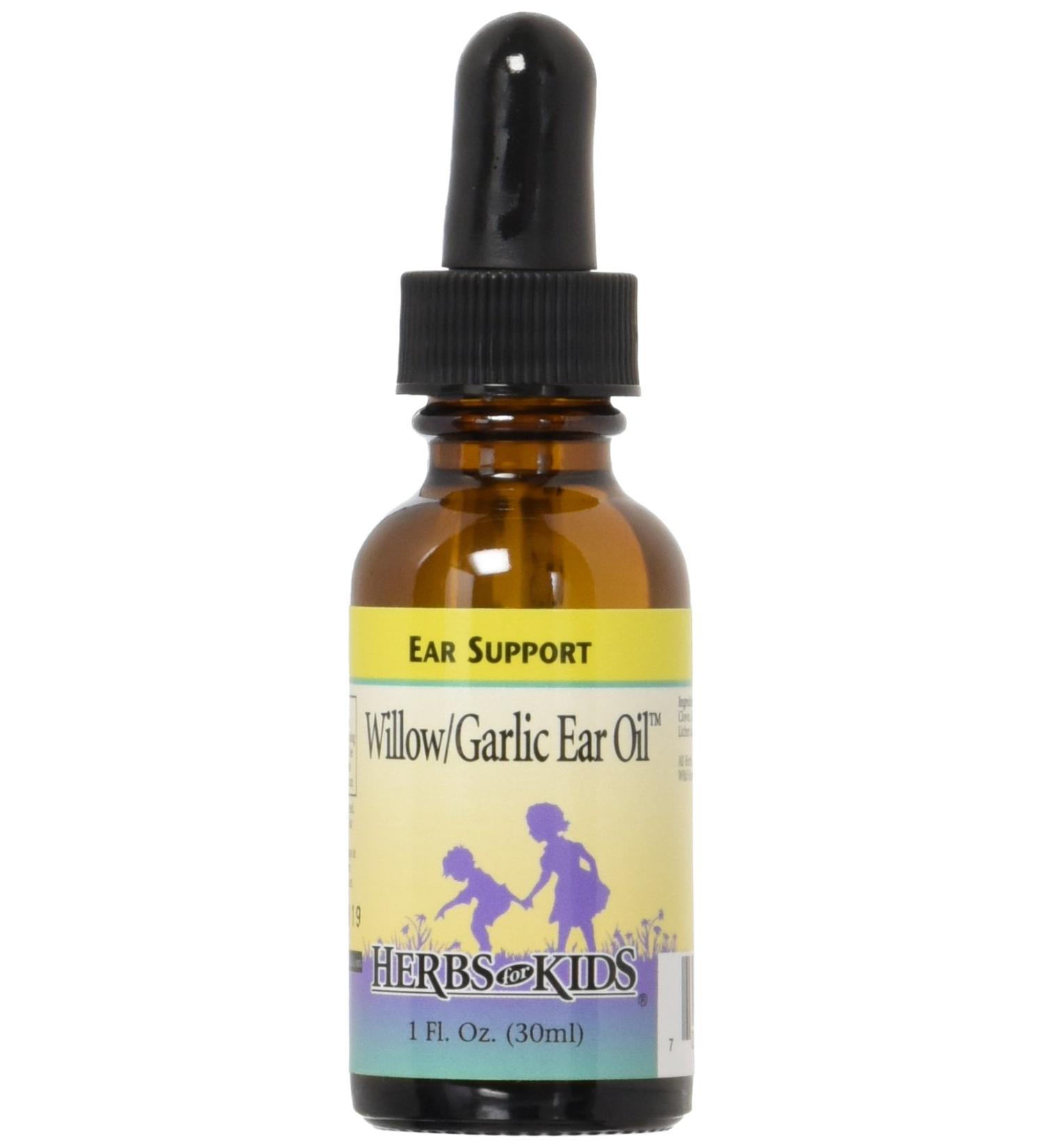 Organic Willow/Garlic Oil Herbs for Kids - 1 oz Liquid | Natural Immune Support - Buy Online on GoSupps.com