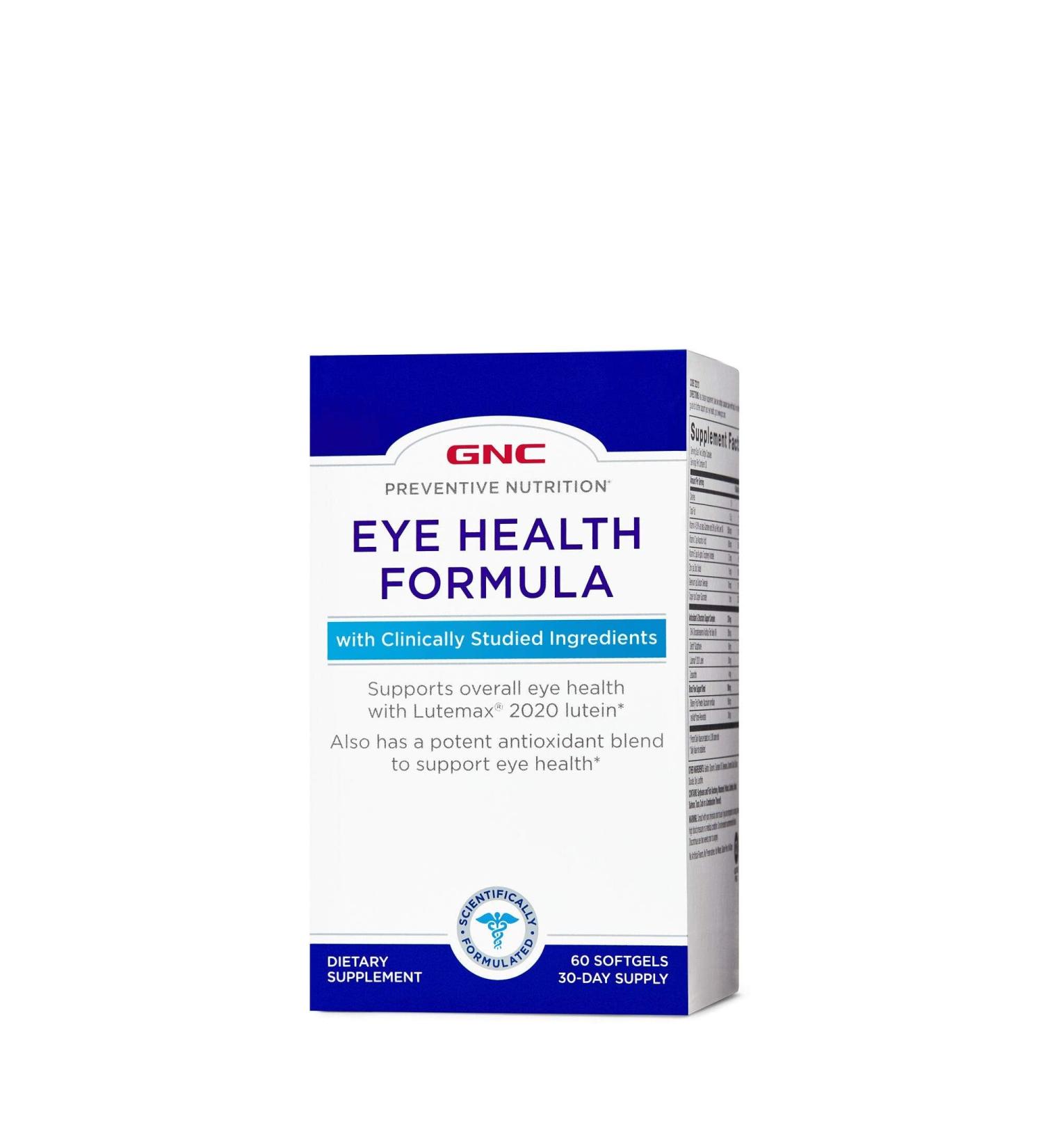 GNC Eye Health Formula Supports Eye Health with Lutein