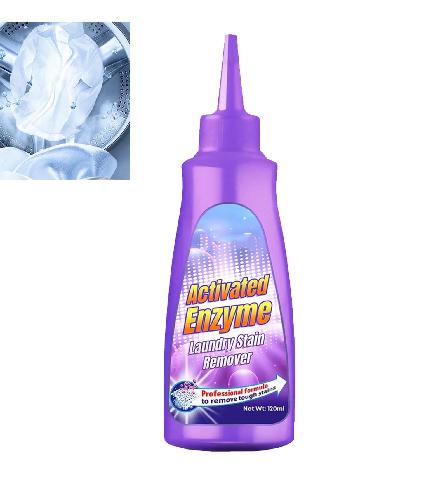 KOAHDE Enzyme White Clothes Detergent Stubborn Stain Cleaner Oil Remover Clothes Oil Stain Remover Active Enzyme Laundry Detergent Enzyme Flexibility Detergent Active Enzyme White Shirt Guardian - Buy Online on GoSupps.com