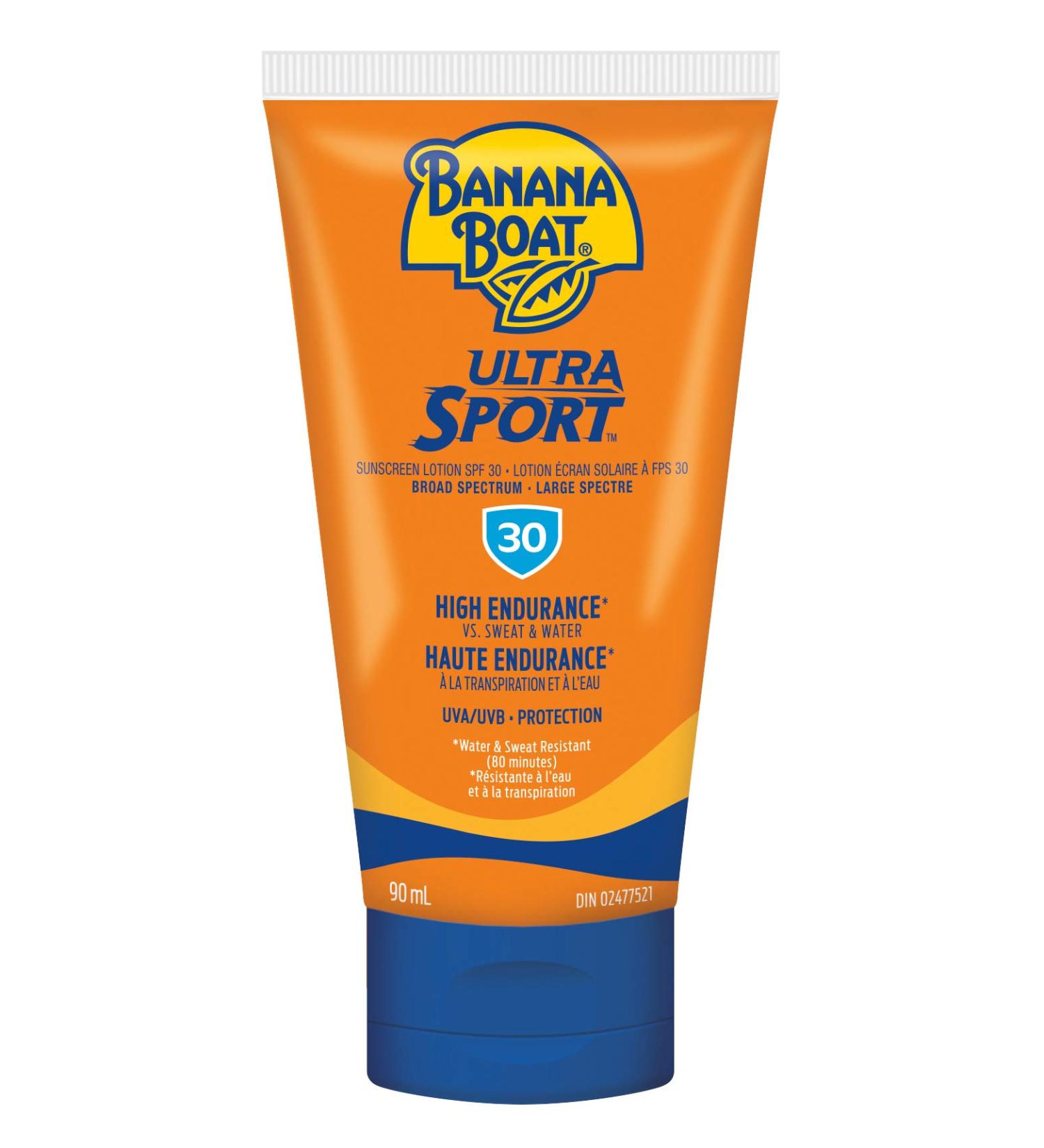 Banana Boat Ultra Sport Sunscreen Lotion New FORMULA Spf 30 Travel Size 90 mL - Buy Online on GoSupps.com