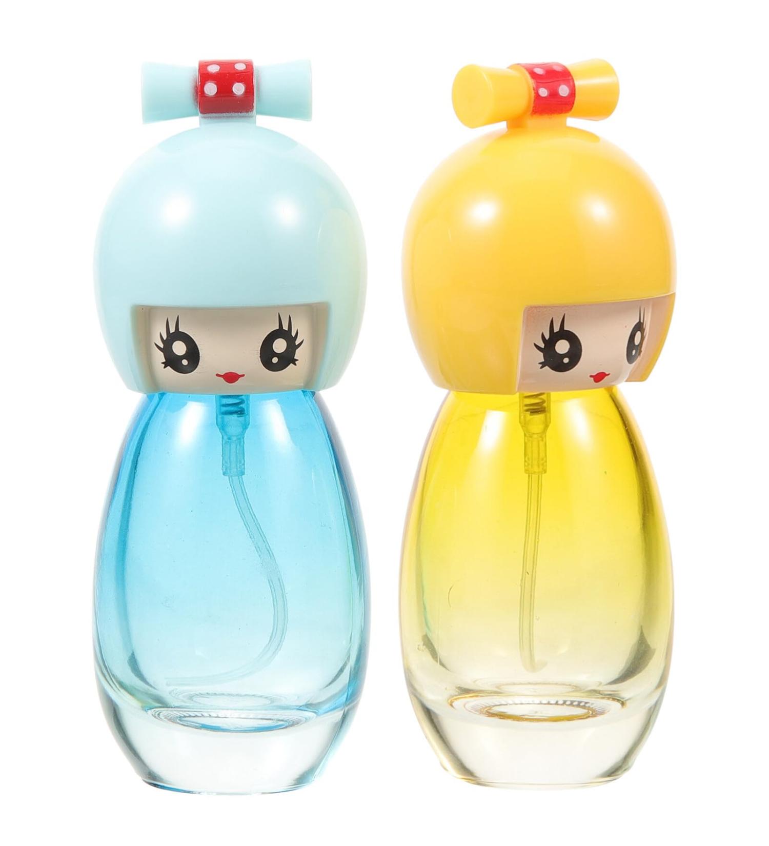 Beaupretty 2pcs Travel Perfume Bottles - Portable Mini Spray Bottles for Travel - Glass Pocket Perfume Containers - Buy Online on GoSupps.com