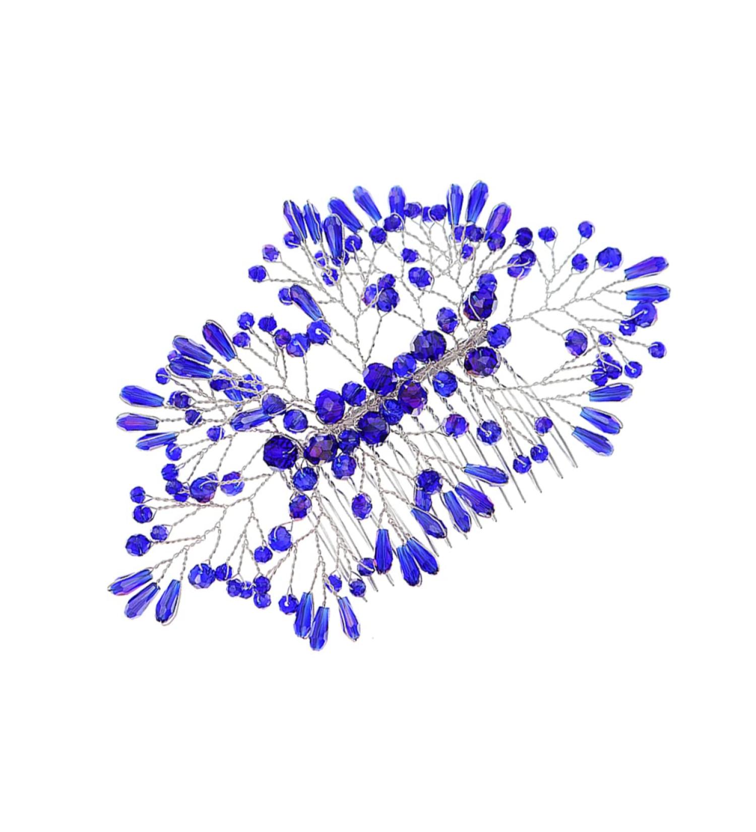 Ipetboom Bridal Crystal Hair Comb Bride Rhinestone Hair Comb Bridal Rhinestone Hair Comb Bride Headpieces for Wedding Rhinestone Hair Clips Bride Hair Clip Manual Bridesmaid Headgear Alloy - Buy Online on GoSupps.com