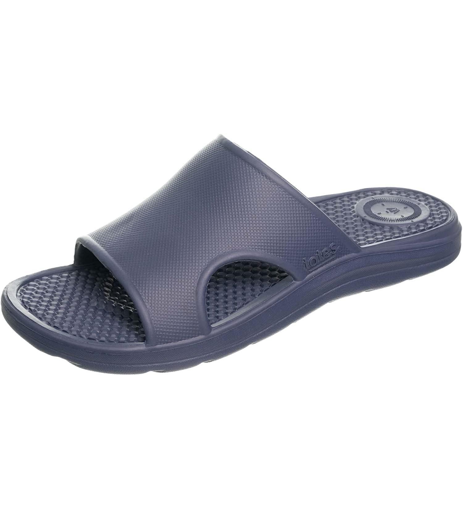 Men's Totes Everywear Ara Slide Sandal - Lightweight & Waterproof Navy Blue Design for All-Day Comfort - Buy Online on GoSupps.com