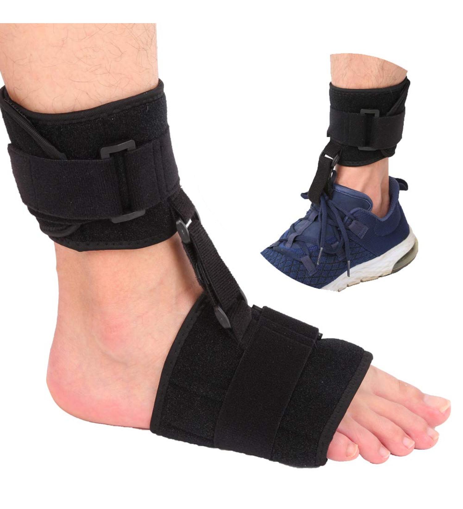 Furlove Soft AFO Drop Foot Brace | Unisex Adult Orthosis Ankle Support | Pain Relief for Achilles Tendon | Comfort Fit for Right & Left Foot - Buy Online on GoSupps.com