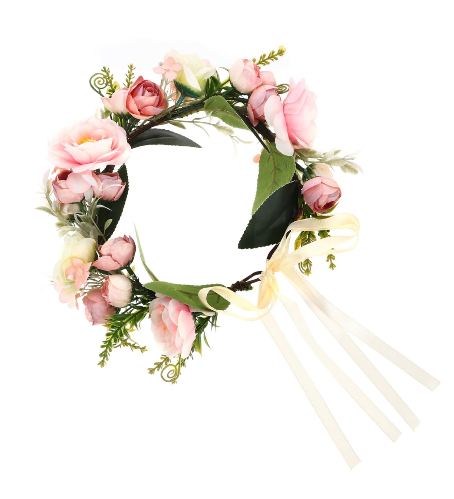 Yardenfun Fabric Flower Hair Accessories Flower Headdress Women Headdress Creative Hair Band Hair Bands Wedding Hair Accessories Wedding Headband Hair Headbands Women Bride Headbands - Buy Online on GoSupps.com