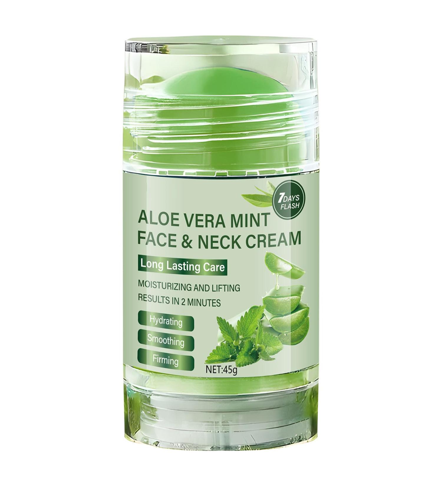 Yniquet Hydrating Face Balm Stick with Aloe Vera Aloe Vera Neck Facial Care Stick Day & Night Lifting & Firming Anti Wrinkle Facial Moisturizer Nourishing Anti Aging Repair Cream for All Skin Types - Buy Online on GoSupps.com