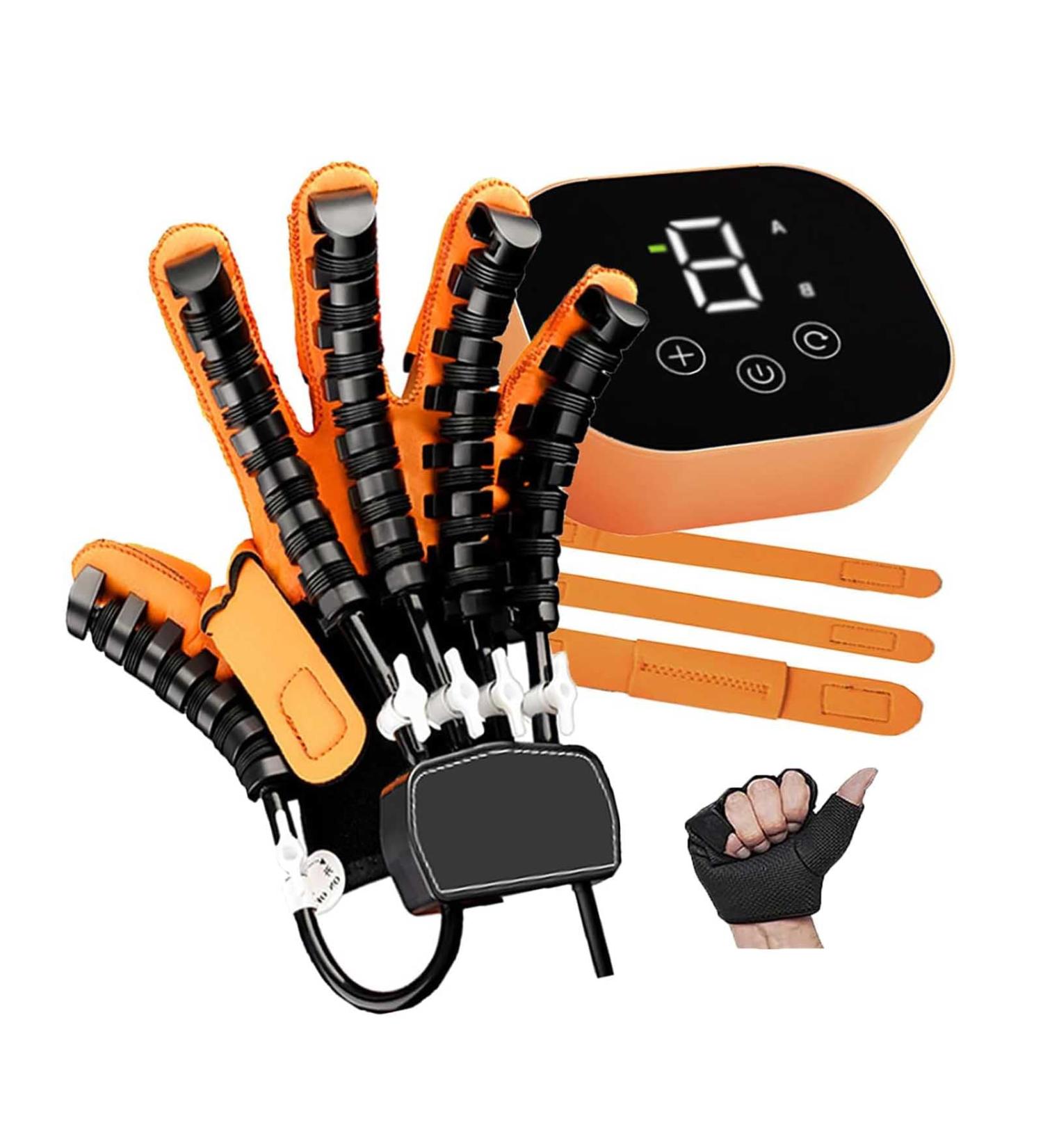 Updated Version Robotic Rehabilitation Gloves Rehabilitation Equipment for Arthritis Hemiplegia and Stroke Finger Orthosis Relieve Cramps Training Equipment Right Hand Small - Buy Online on GoSupps.com