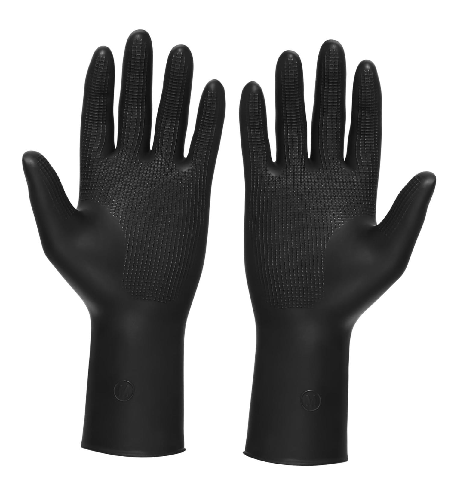 minkissy 3 Pairs Hair Shampoo Gloves Coloring Gloves Guantes De Latex Negros Mens Glove Salon Gloves Large Shampoo for Color Treated Hair Men Shampoo Dying Reusable Tool Belt Disposable Man - Buy Online on GoSupps.com