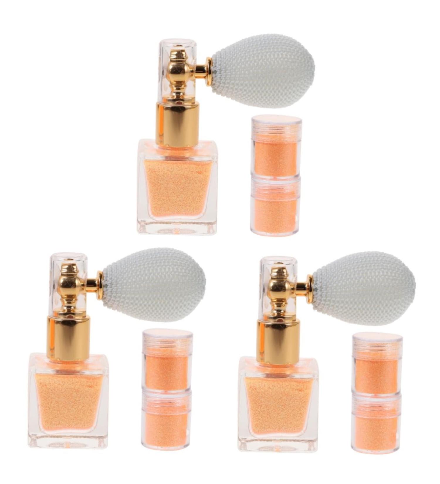 Beavorty 3 Sets Glitter Powder Shimmer Powder Face Glitter Sparkling Glitter Spray Make up Highlighter Orangex3pcs 7.4X6.8CMx3pcs - Buy Online on GoSupps.com