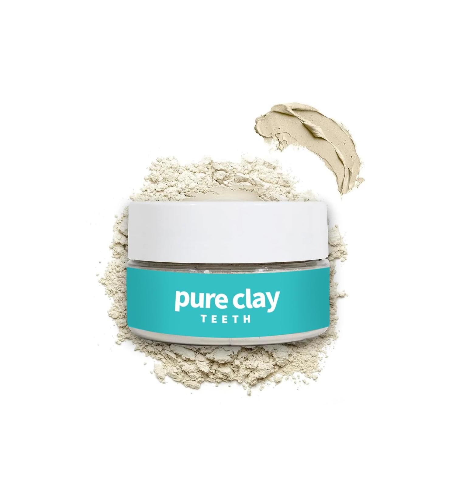 Organic Calcium Bentonite Clay Toothpaste | Aztec Clay Tooth Powder - Food Grade Dental Care Travel Size (1.41oz - Buy Online on GoSupps.com