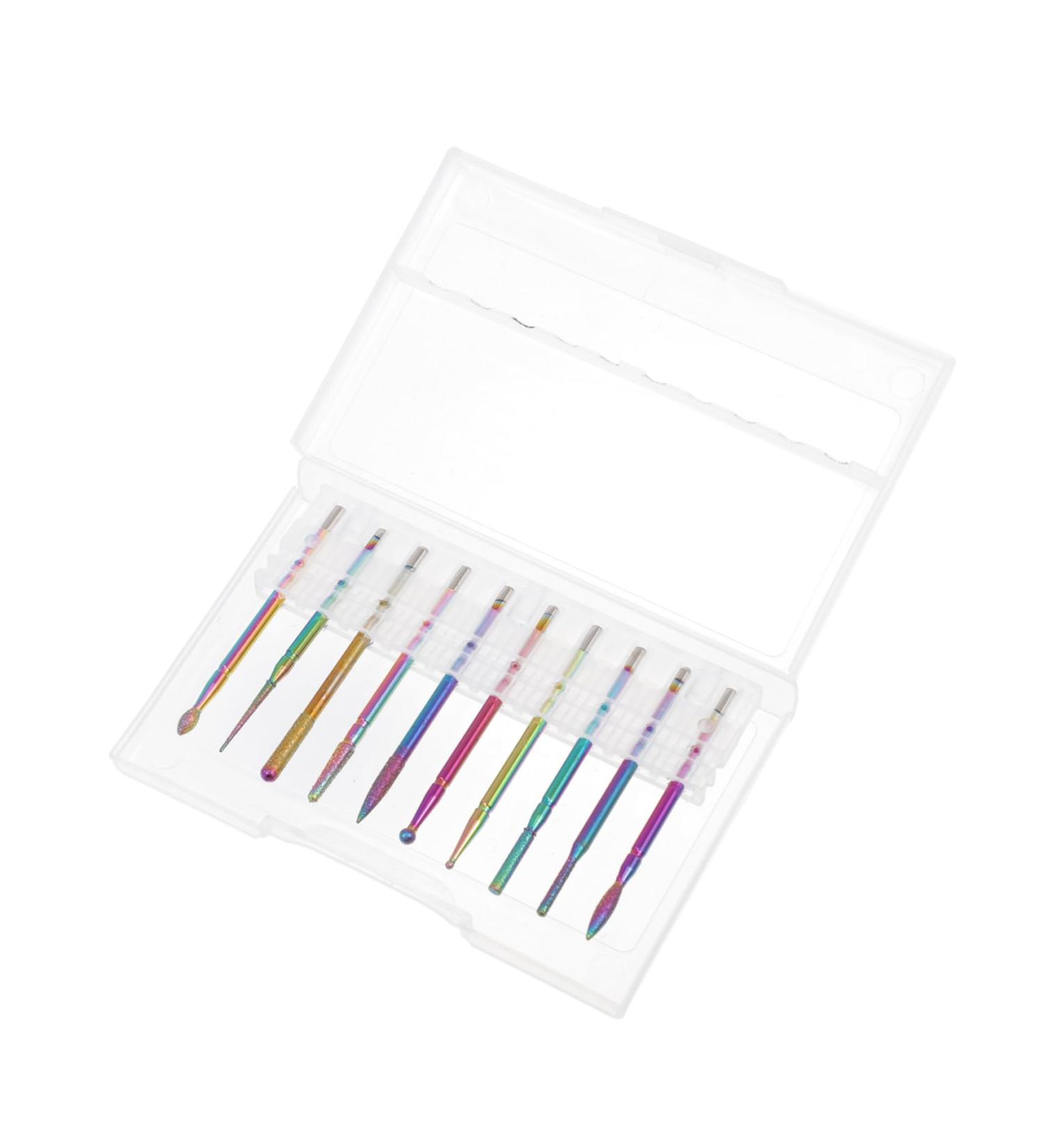minkissy Faux Nails 1 Set Nail Polisher Nail Accessories Sander Tool Manicure Grinding Head Ceramic Nail Drill Bits Set Electric Nail File for Acrylic Nails Manicure Polishing Heads Clean medium As Shown - Buy Online on GoSupps.com