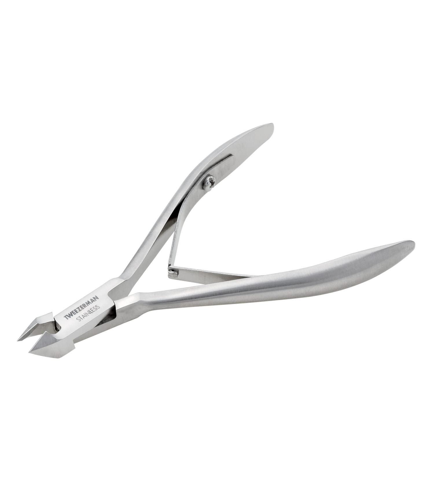 Tweezerman Rockhard Cuticle Nipper 1/2 Jaw - Precision Cuticle Trimming Tool - Buy Online on GoSupps.com