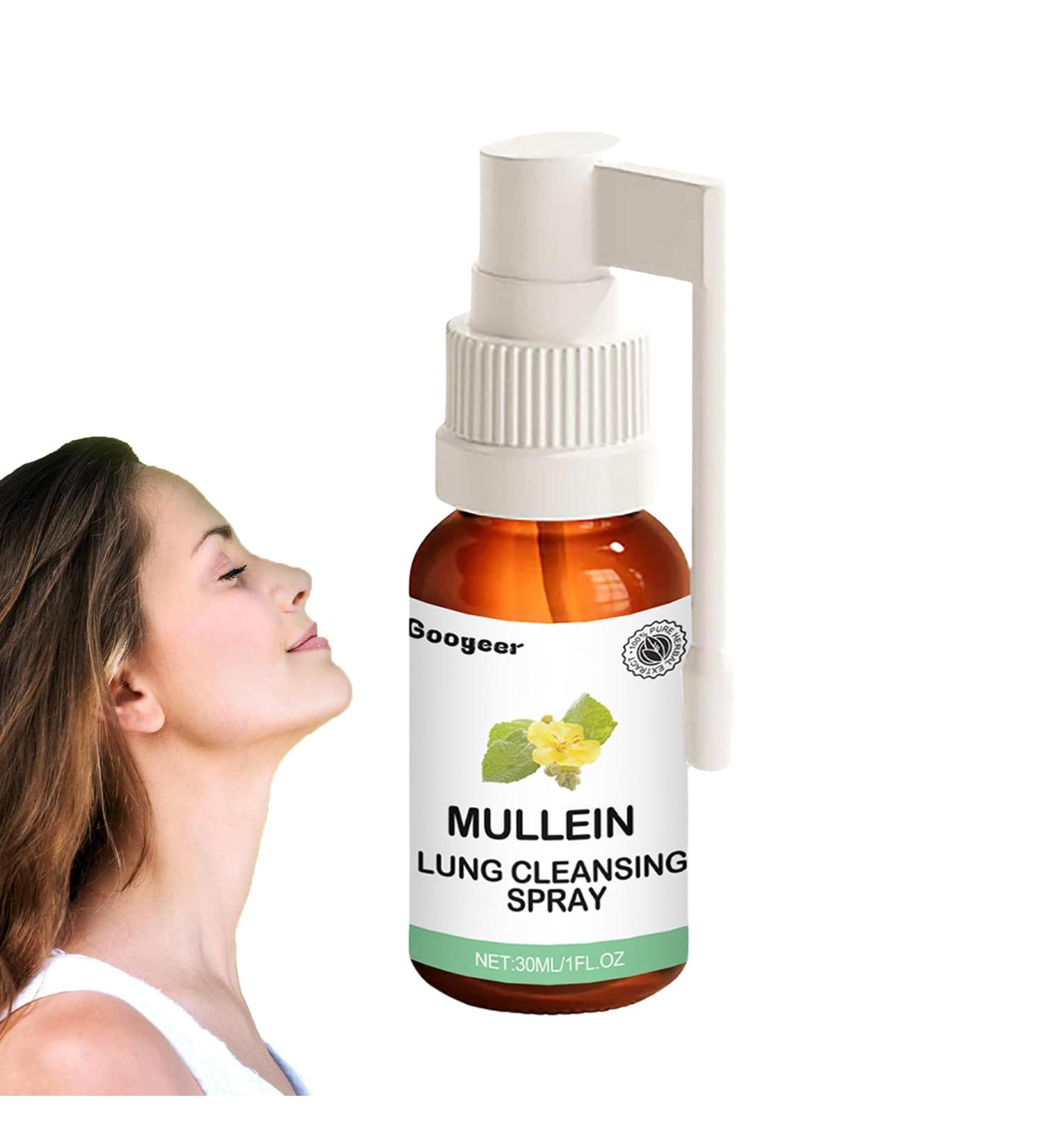 Mullein Lung Cleansing Spray Mullein Leaf Extract for Lungs