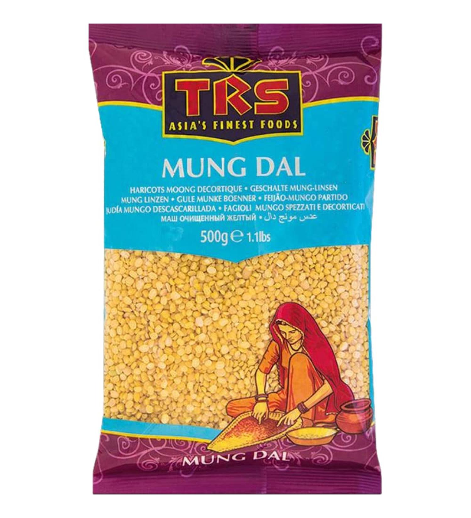 TRS Mung Dal 500g - High-Quality Split Mung Beans - Pack of 1 - Buy Online on GoSupps.com