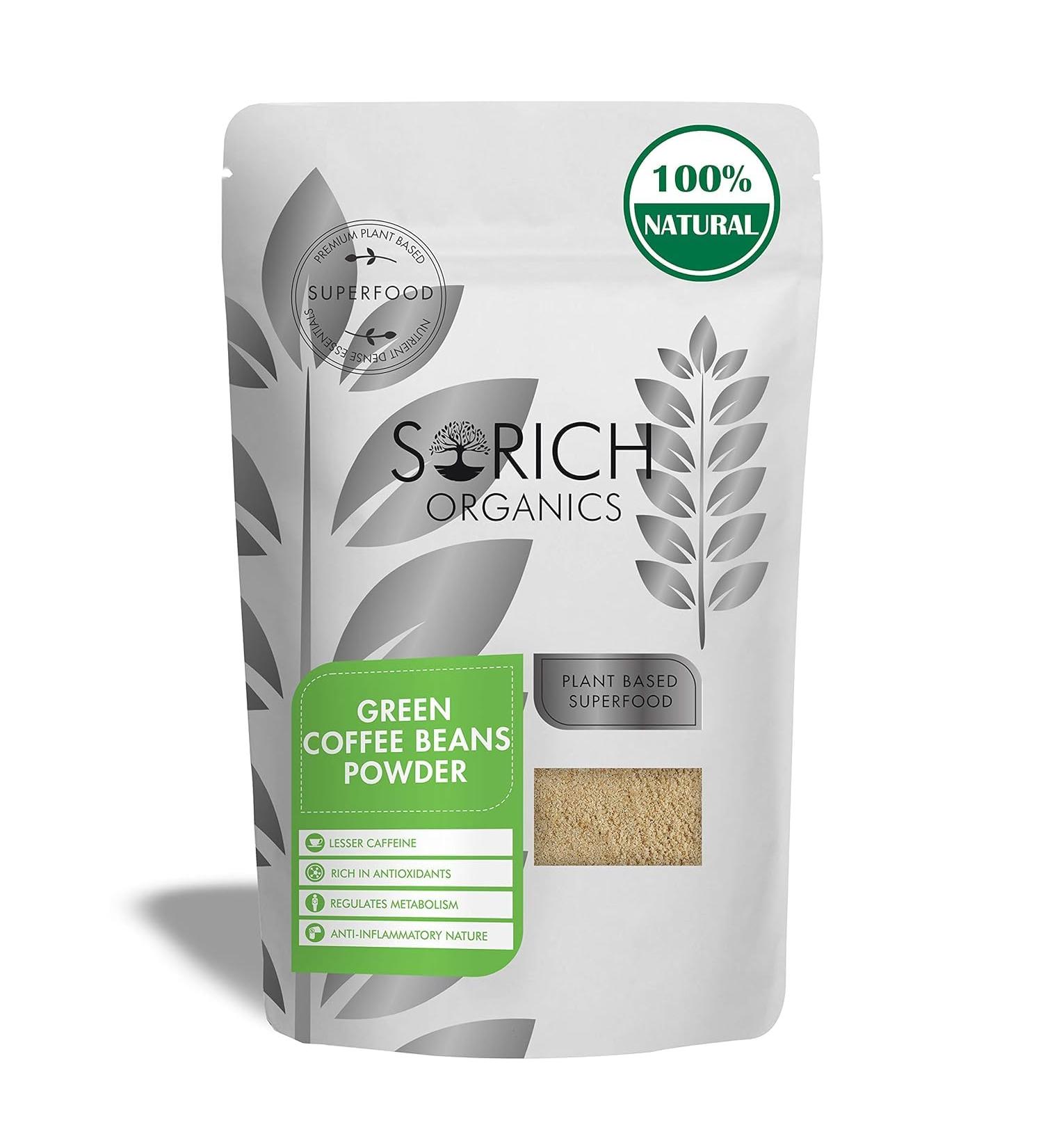 JEVR Pure & Natural Green Coffee Bean Powder 200 g