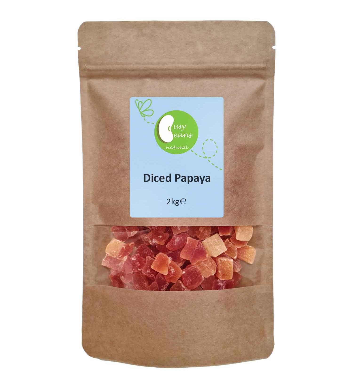 Diced Papaya - by Busy Beans (2kg)