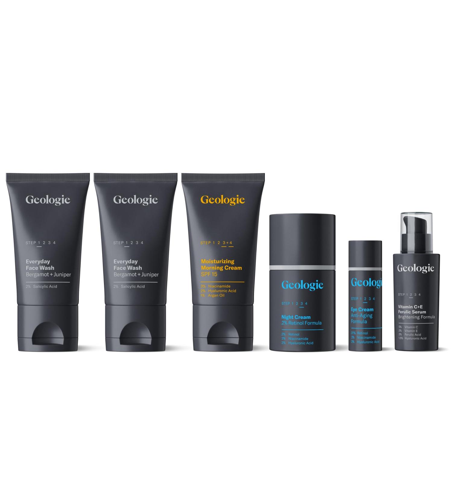 Geologie Deluxe Skincare Set - Buy Internationally | Premium Anti-Aging & Hydration - Buy Online on GoSupps.com