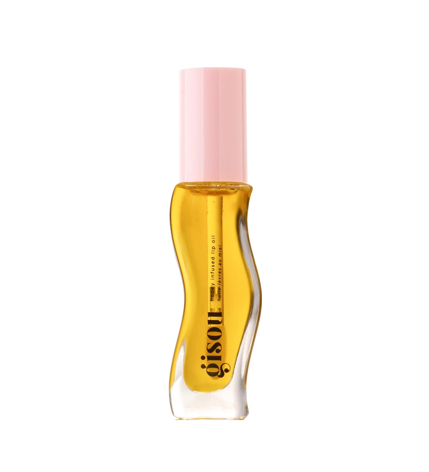 Gisou Honey Infused Hydrating Lip Oil Nourishing Lip Moisturizer for Dry Lips (Fresh Honey) - Buy Online on GoSupps.com