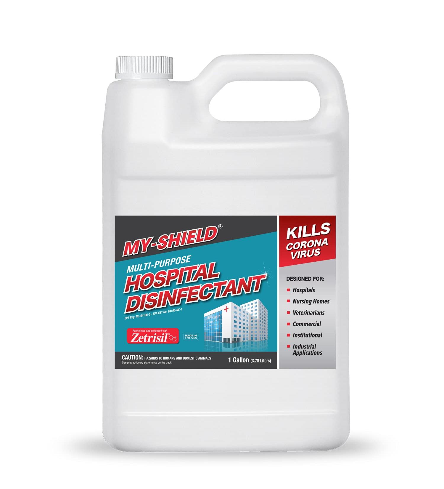 Hospital Disinfectant Gallon - Effective & Safe International Shipping Available - Buy Online on GoSupps.com