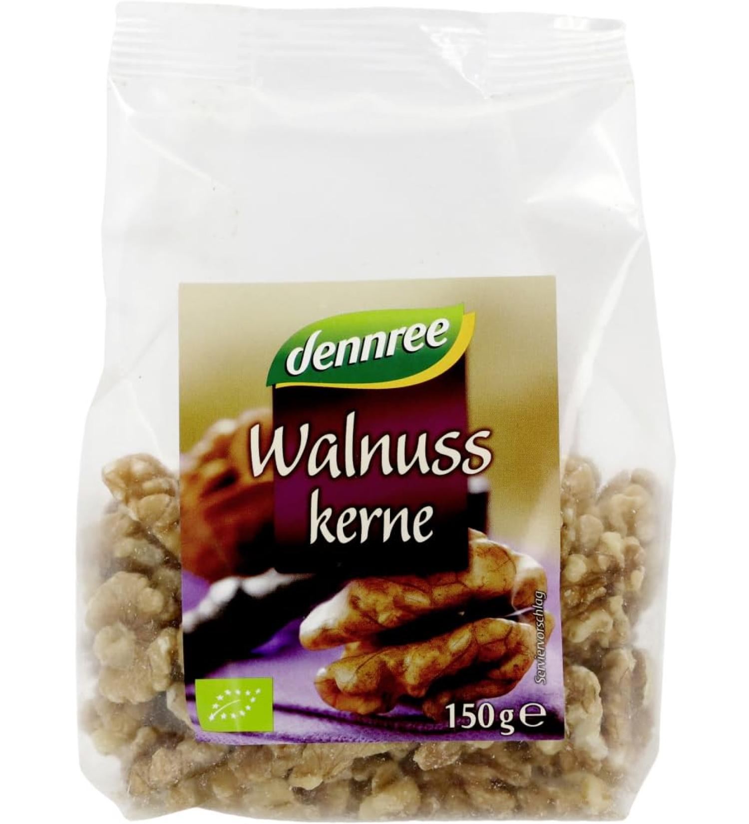 dennree dennree Organic walnut kernels (2 x 150g)