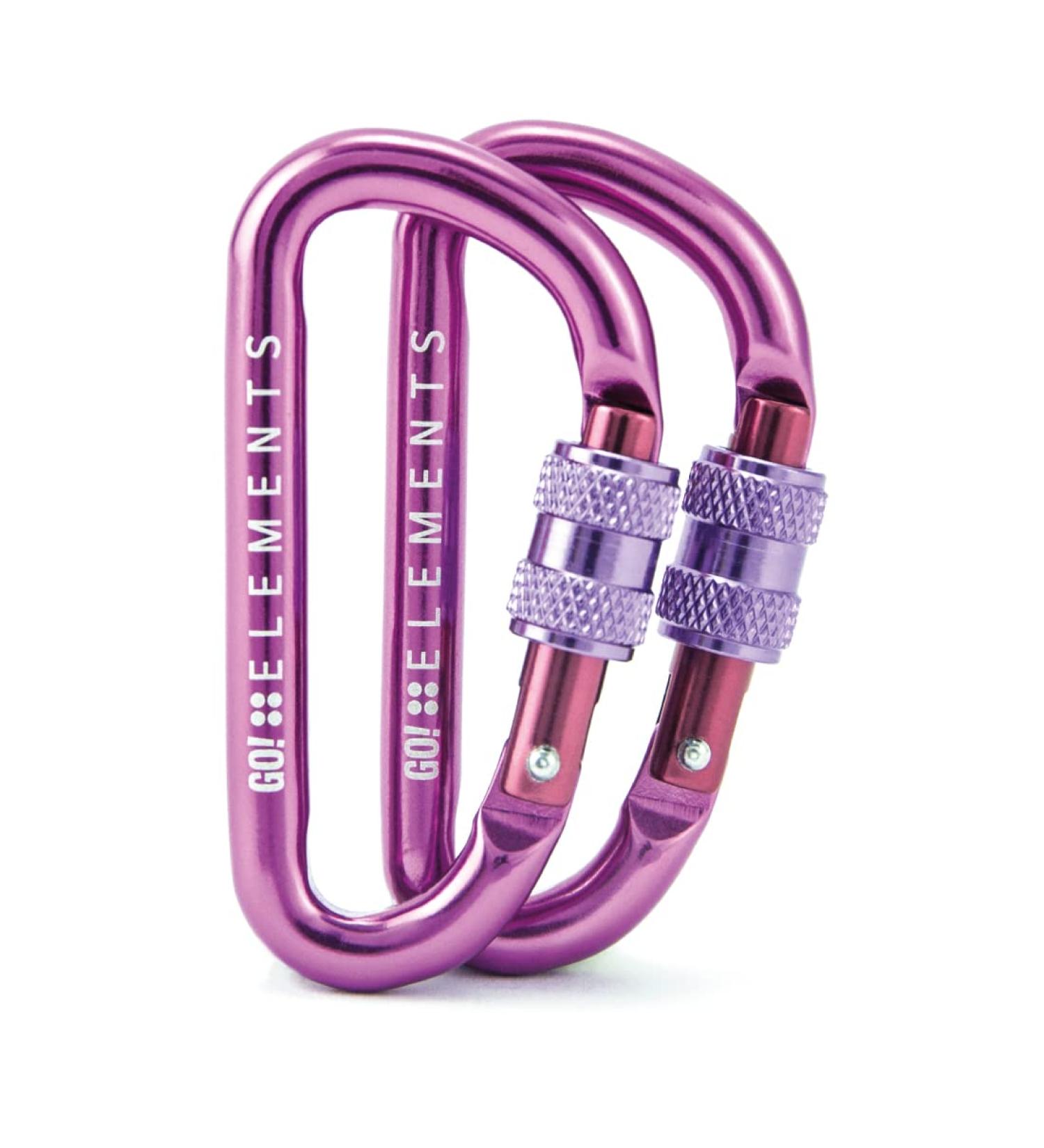 Buy GO!elements Carabiner Keyring - Micro 6 Mini Snap Hook with Screw Cap - Perfect Small Keychain for Travel - International Shipping Available - Buy Online on GoSupps.com