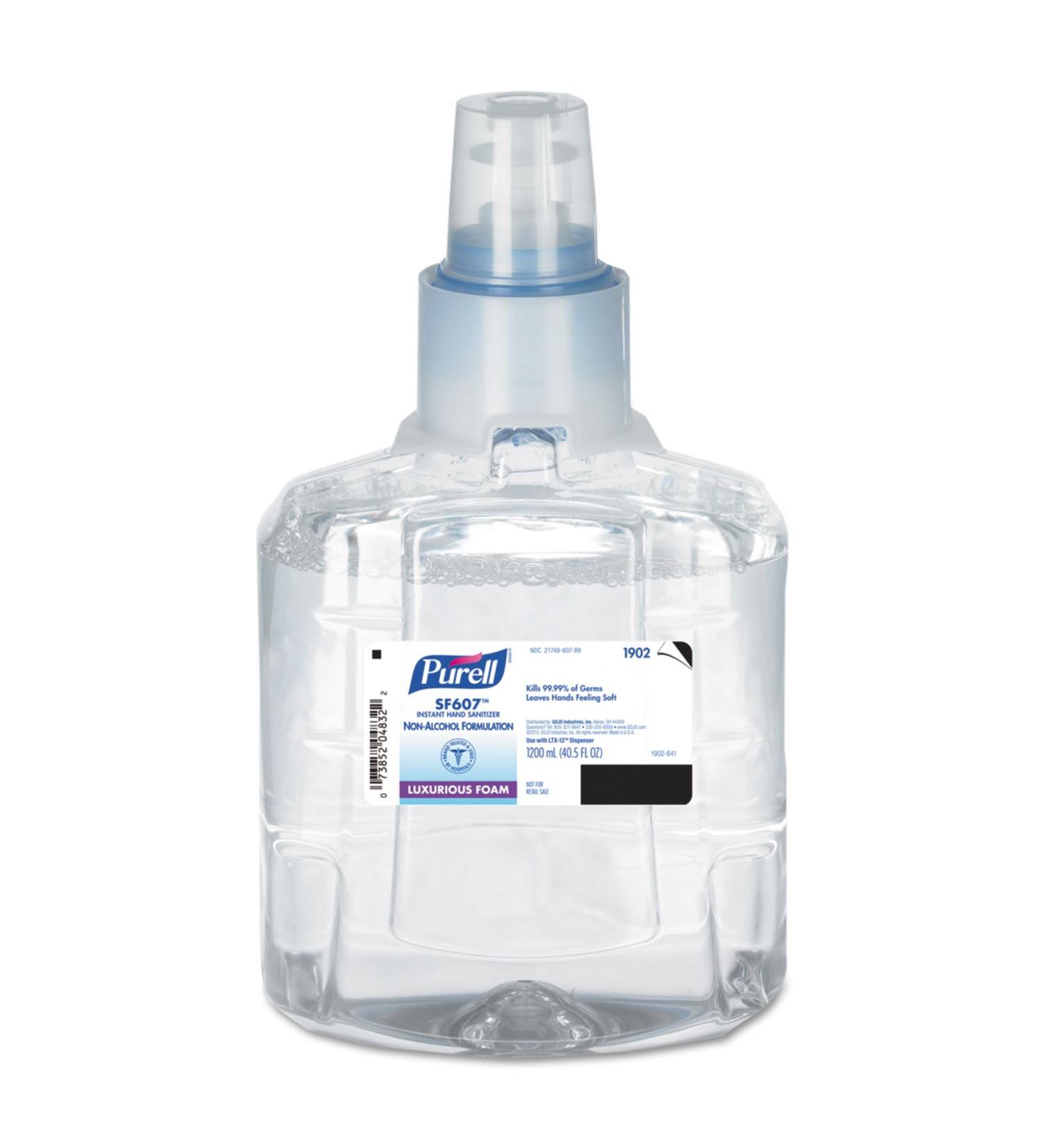 PURELL 190202 SF607 Instant Hand Sanitizer Foam 1200 mL Refill - Fragrance Free, 2/Carton - Buy Online on GoSupps.com
