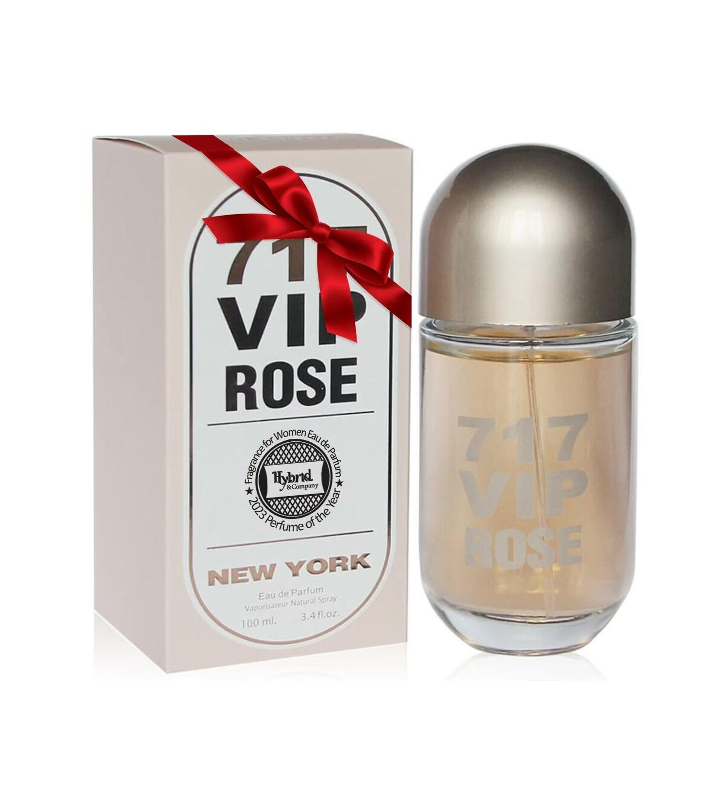 Hybrid & Company 717 Vip Rose Women Romantic and Sensual Perfume Eau de Parfum 3.4 Fl oz 717 Vip Rose 3.4 Fl Oz (Pack of 1) - Buy Online on GoSupps.com