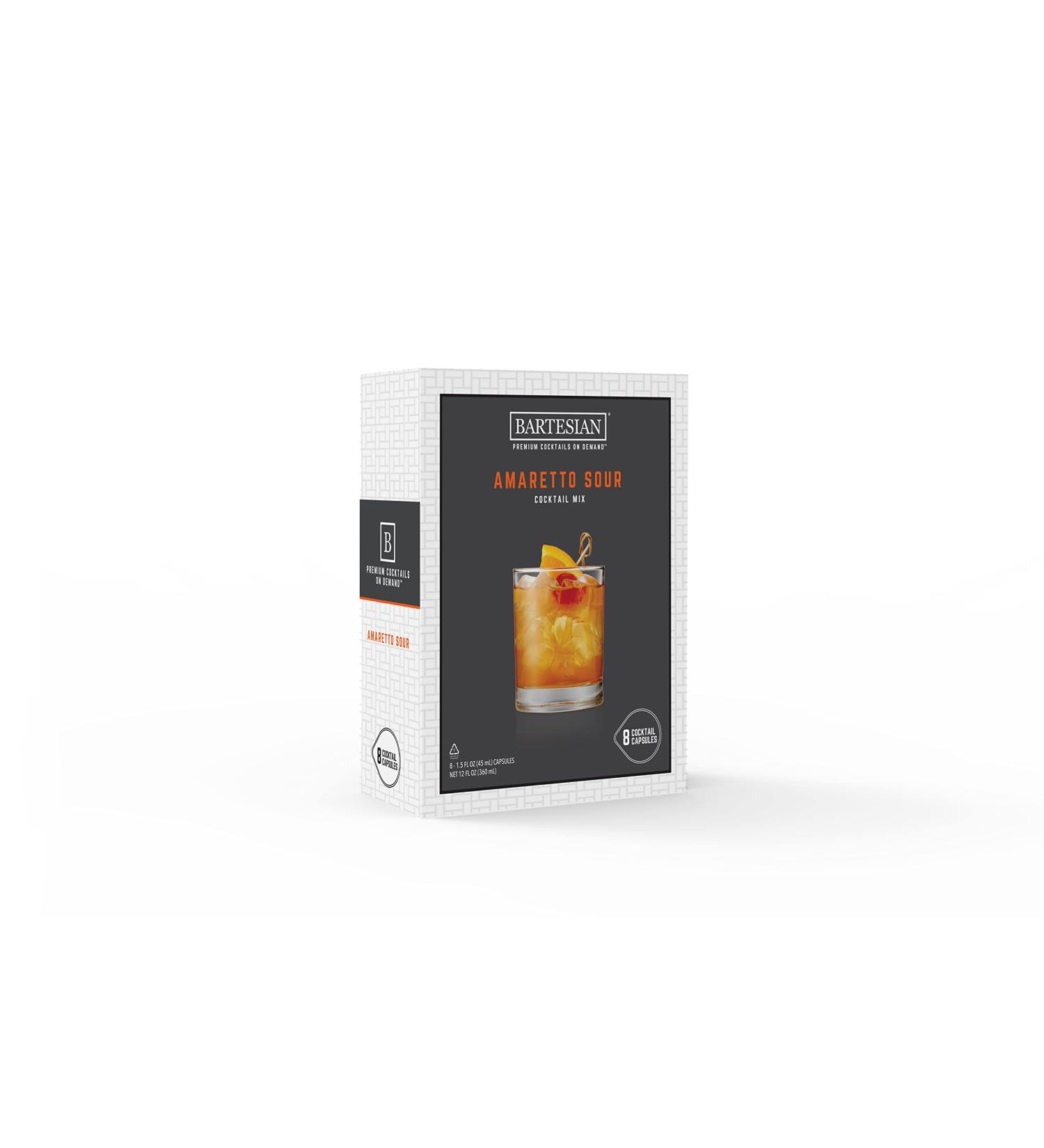Bartesian Amaretto Sour Cocktail Mixer Capsules - Pack of 8 for Bartesian Premium Maker - Buy Online on GoSupps.com