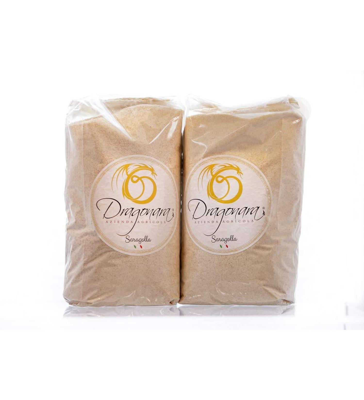 DRAGONARA ORGANIC Saragolla durum wheat semolina 5 kg bag - Buy Online on GoSupps.com