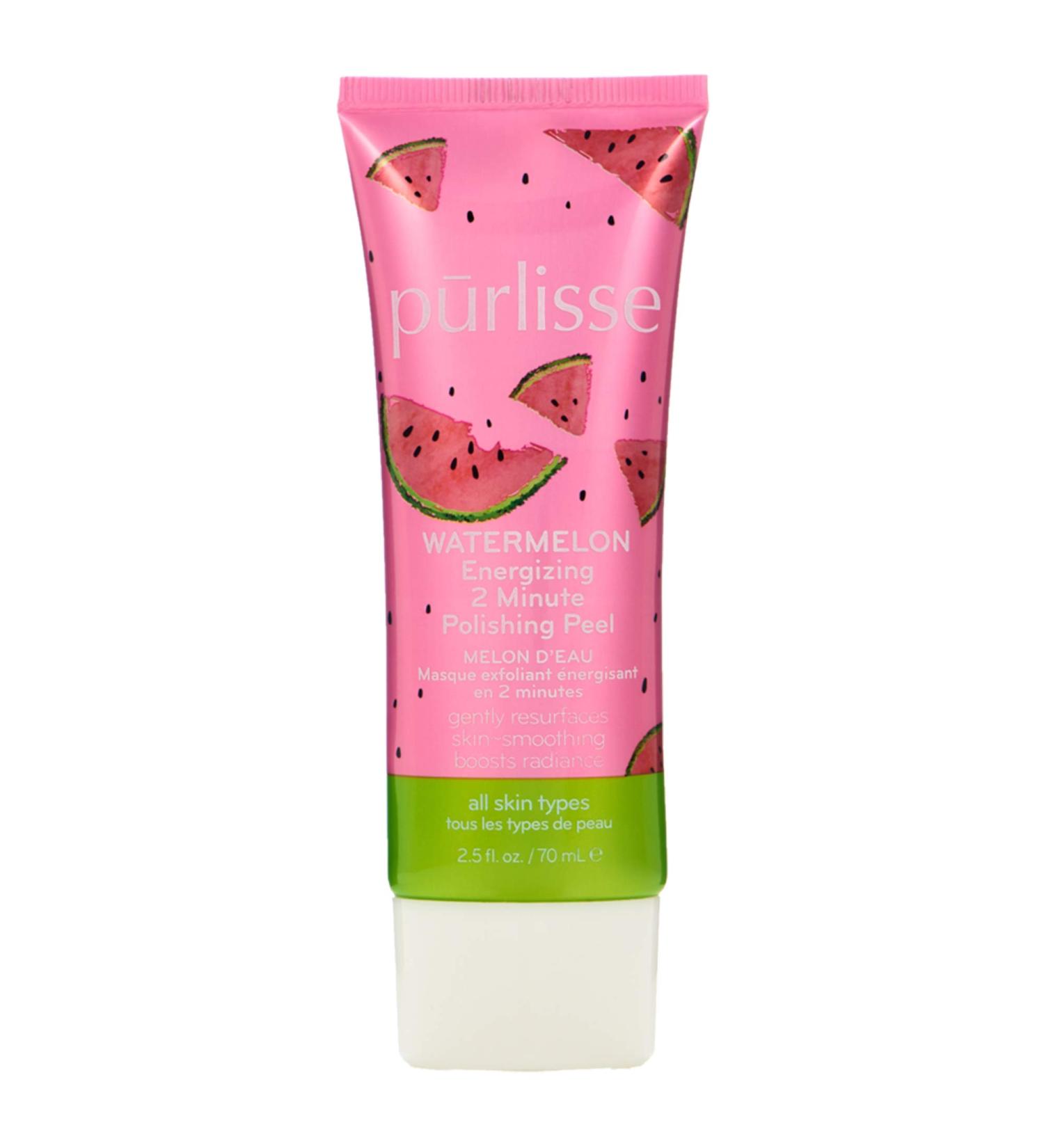 Purlisse Watermelon Energizing Polishing Peel - 2 Minute Exfoliation | 2.5 fl oz - Buy Online on GoSupps.com