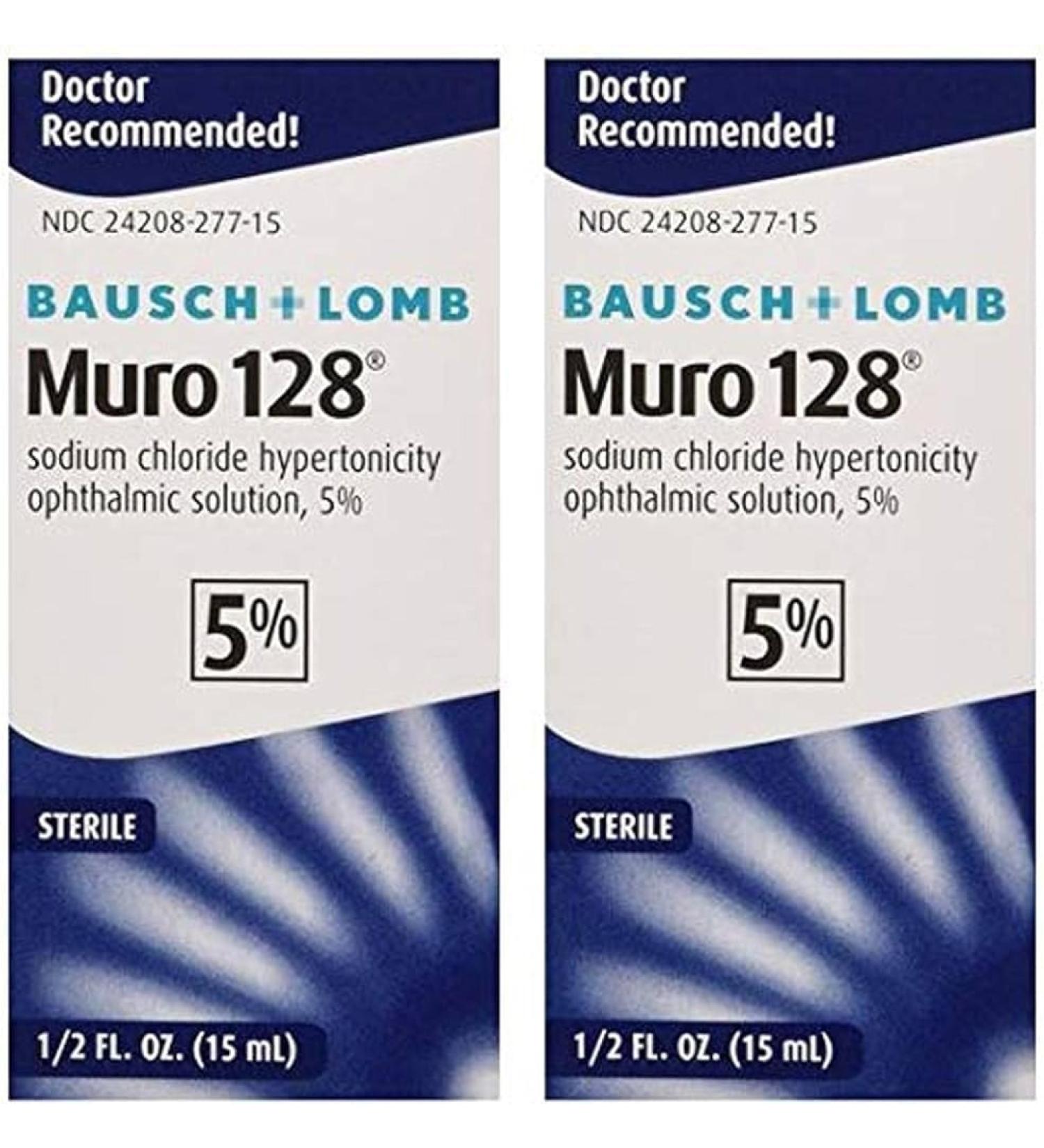 Bausch & Lomb Sodium Chloride Hypertonicity Solution 5% Drops 15ml (2 Box Only)